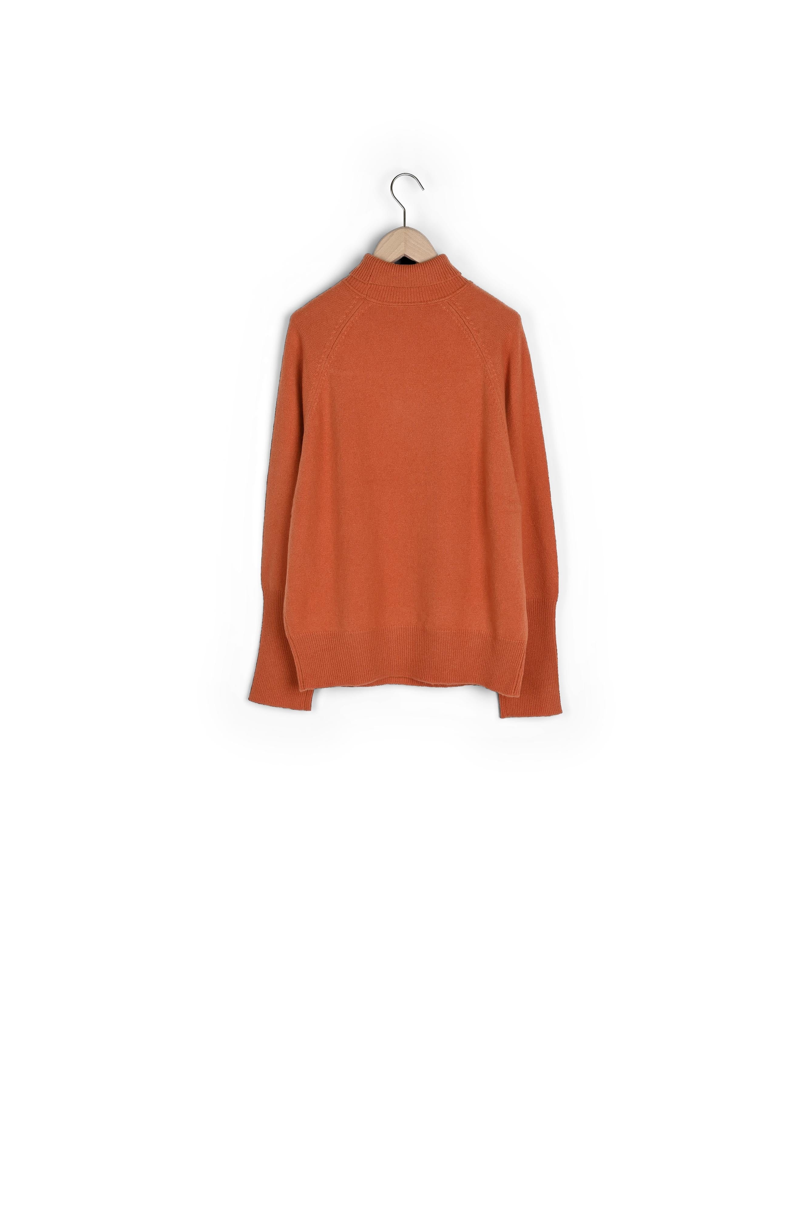 Pull Passion orange en maille identitaire Faume - seconde main