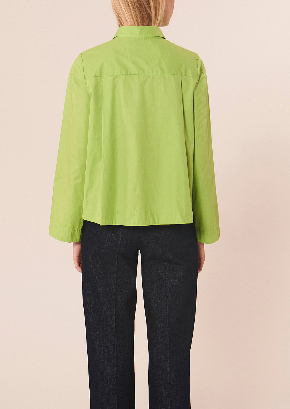Chemise Callie verte en popeline Faume - seconde main