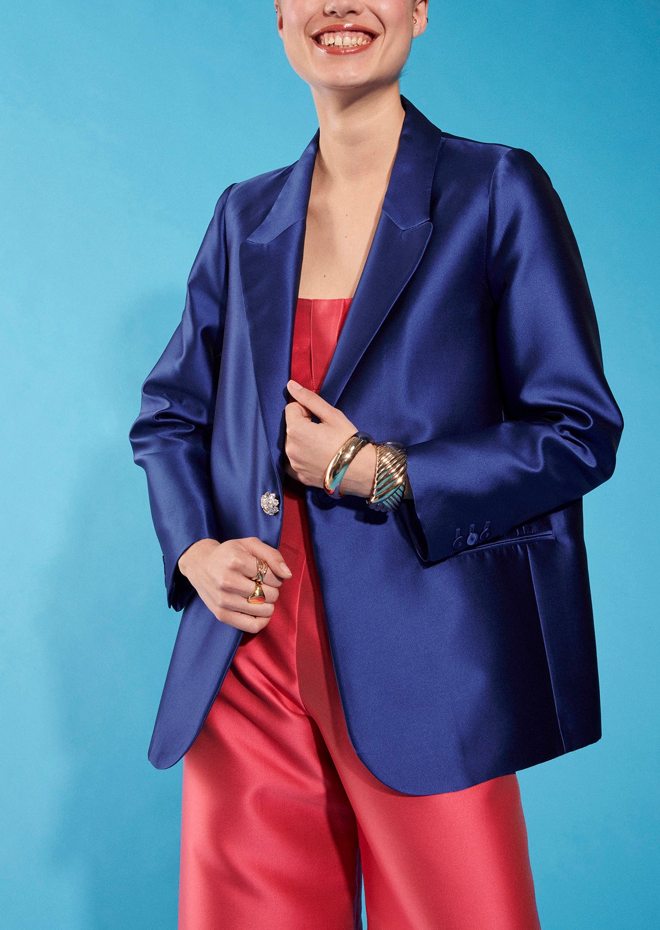 Veste Vibrer bleue Faume - seconde main