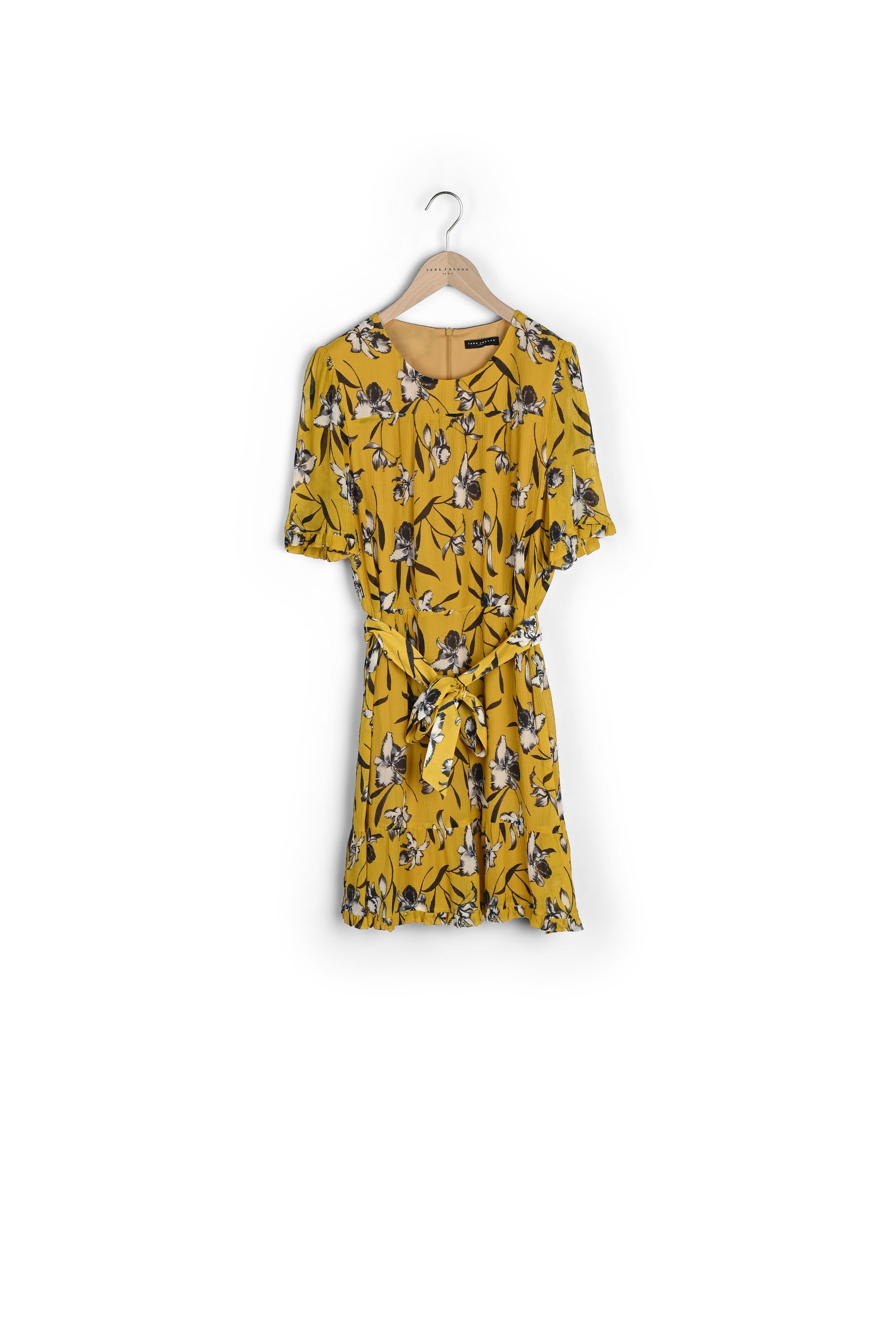 Robe Rioha jaune imprimé fleuri Faume - seconde main