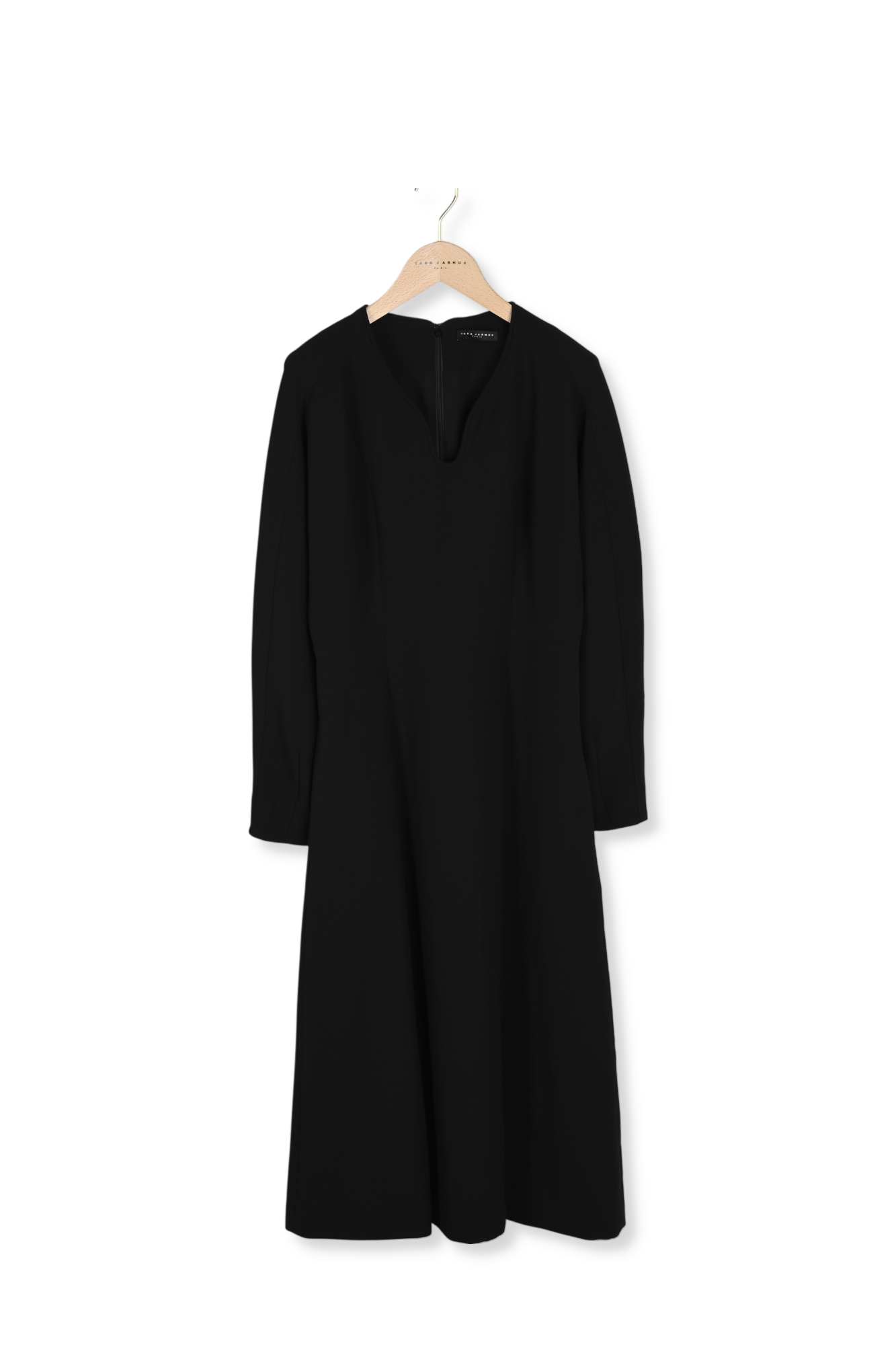 Robe Rexie noire en crêpe Faume - seconde main