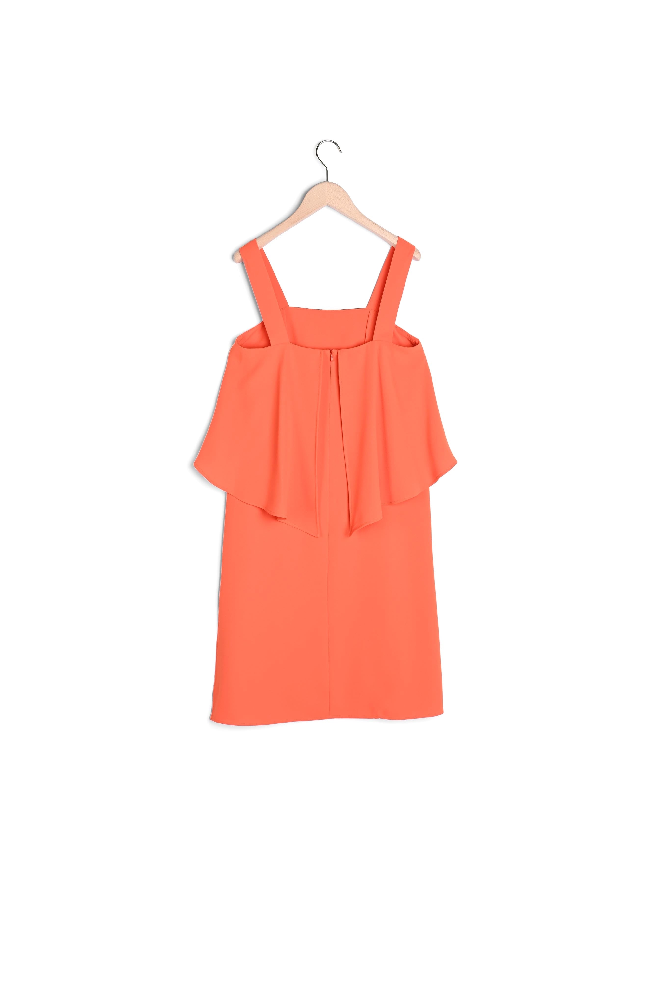 Robe Riisi orange en crêpe Faume - seconde main