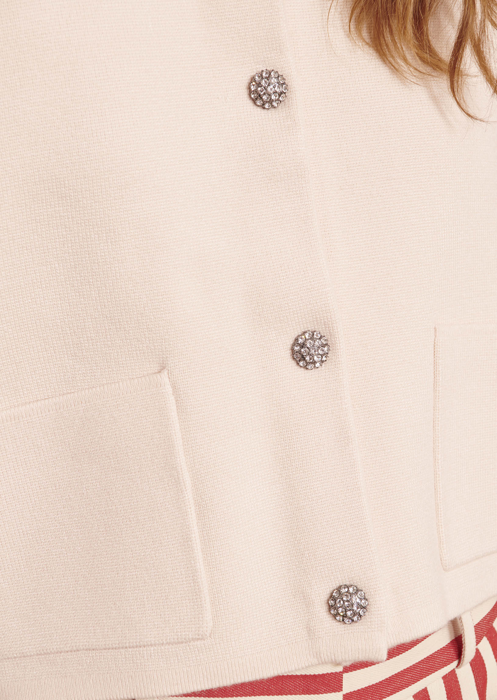 Gilet Gala nude en maille Faume - seconde main