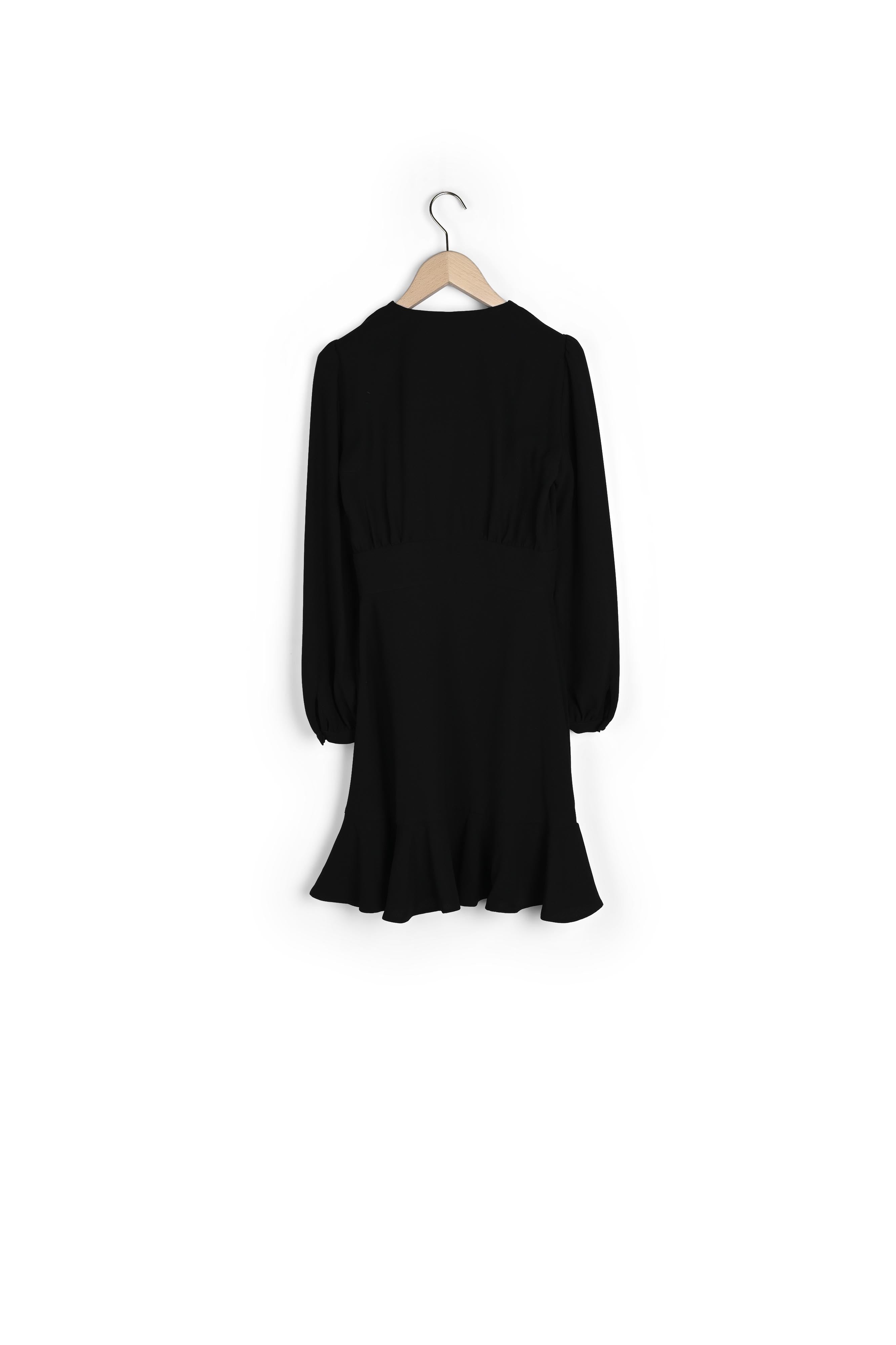 Robe Raiena noire en crêpe Faume - seconde main