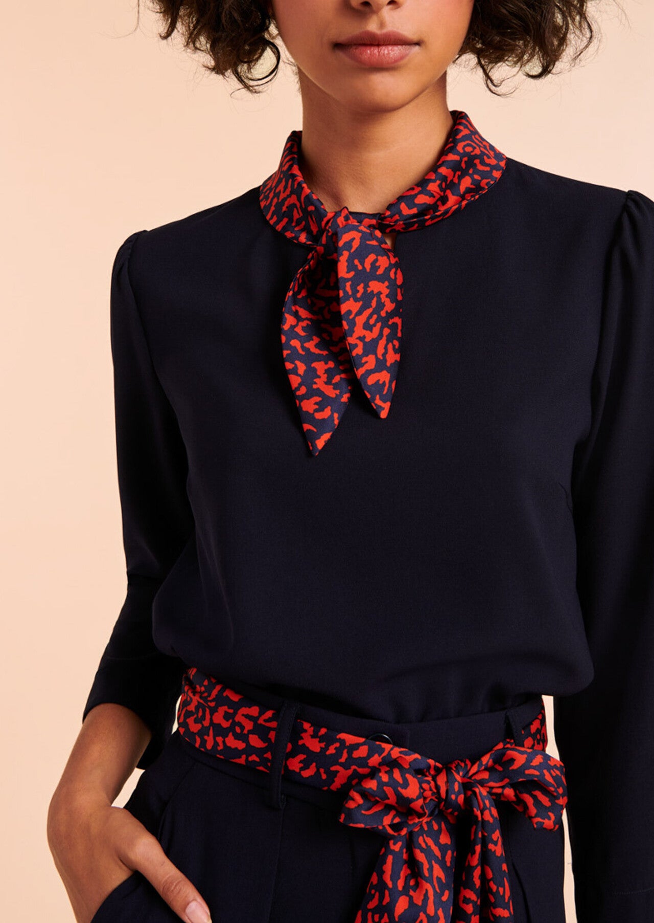 Top Tessa bleu nuit Faume - seconde main