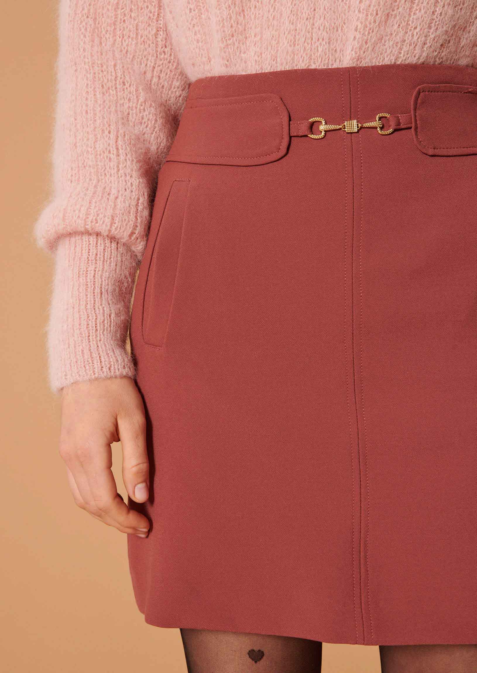 Jupe Jaylee vieux rose Faume - seconde main