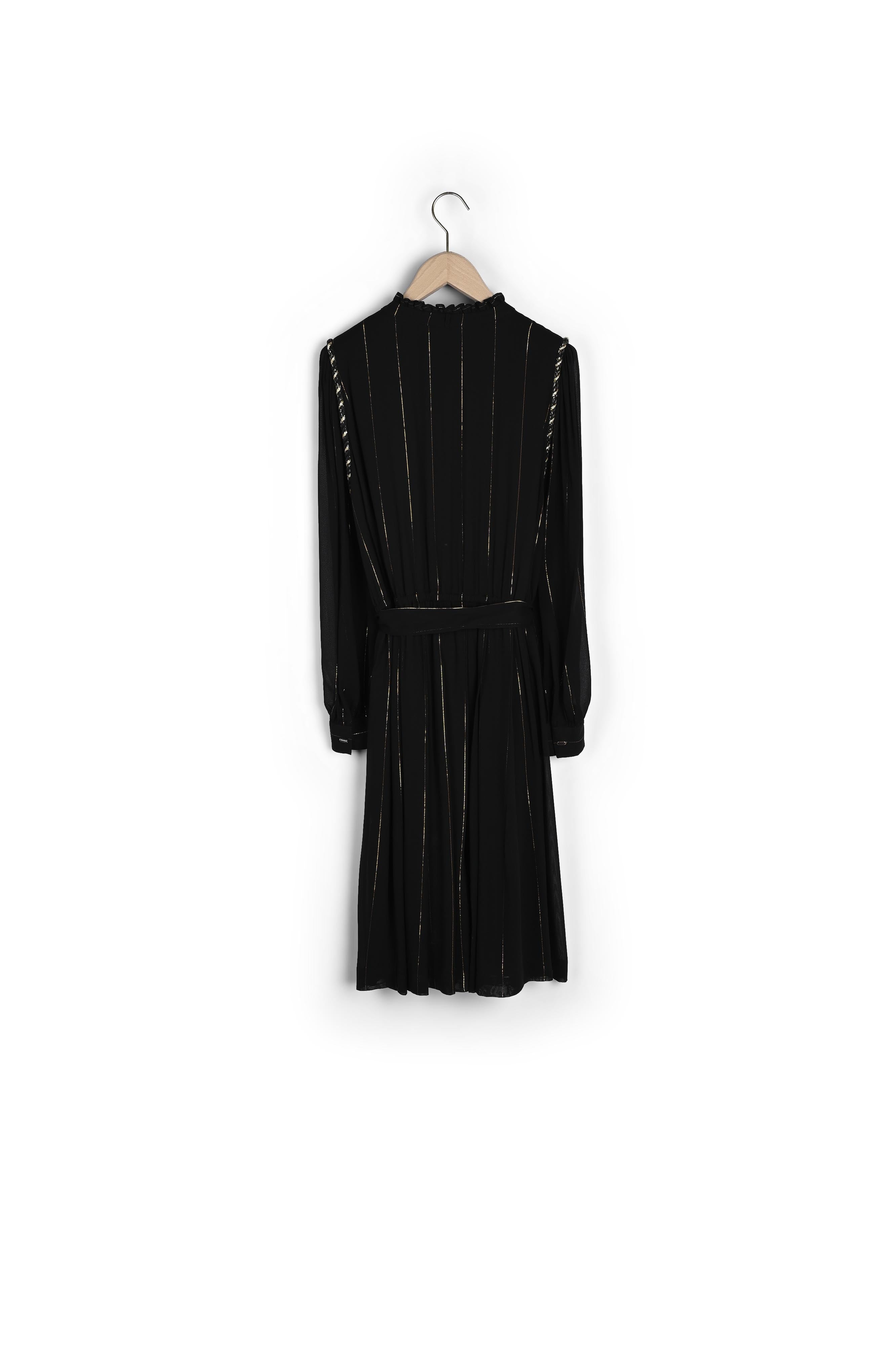 Robe Resima noir à rayures en lurex Faume - seconde main