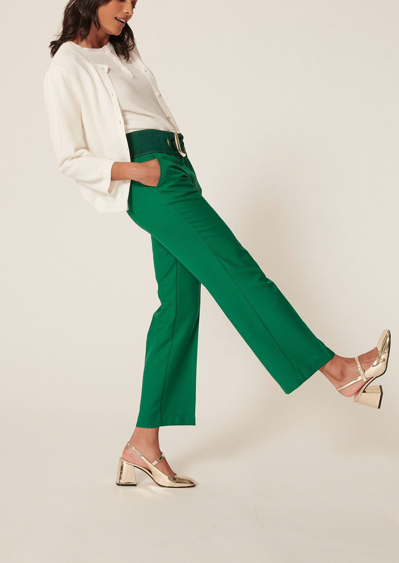 Gilet Grace blanc en coton extrafin Faume - seconde main