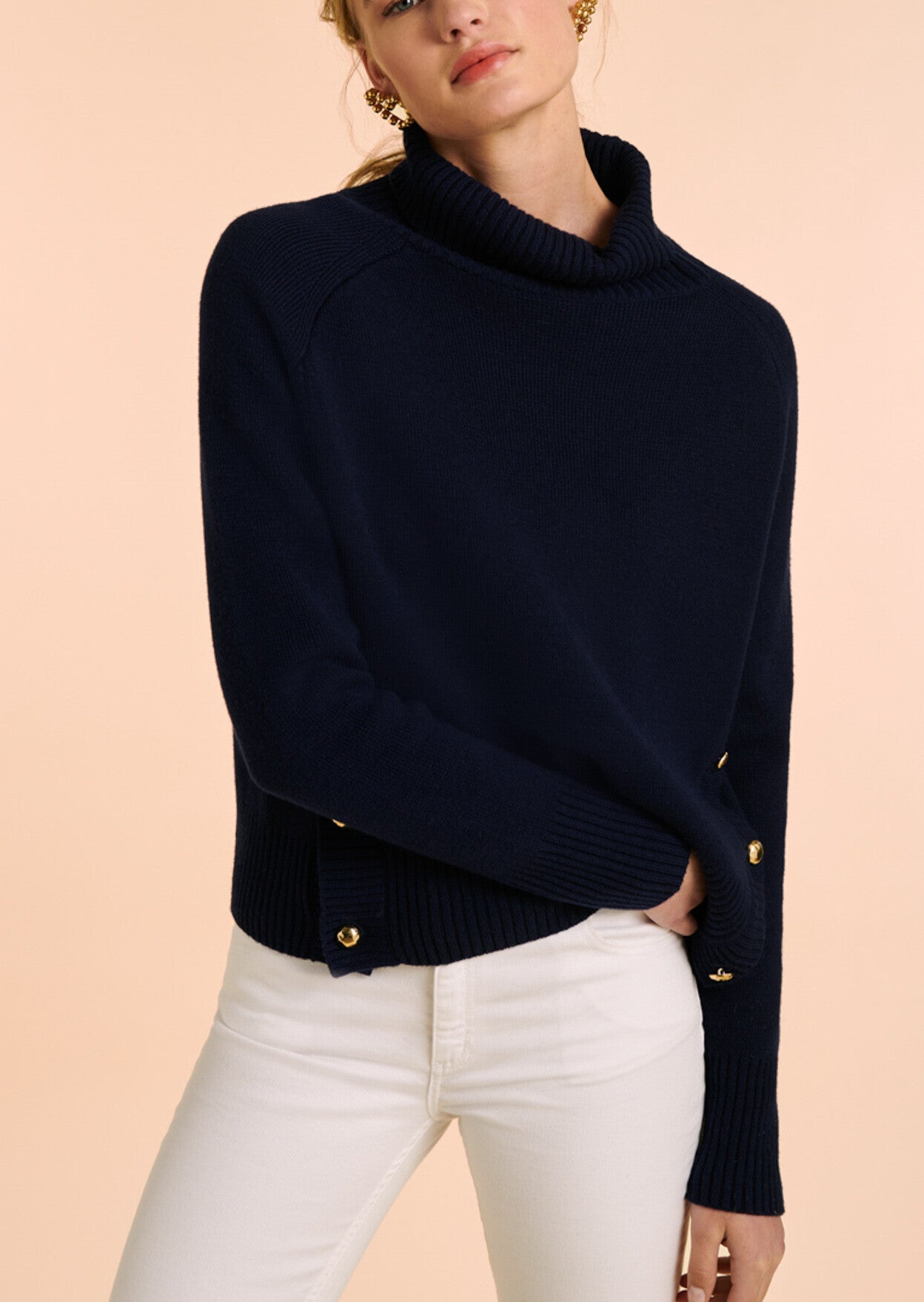 Pull Norene bleu nuit Faume - seconde main