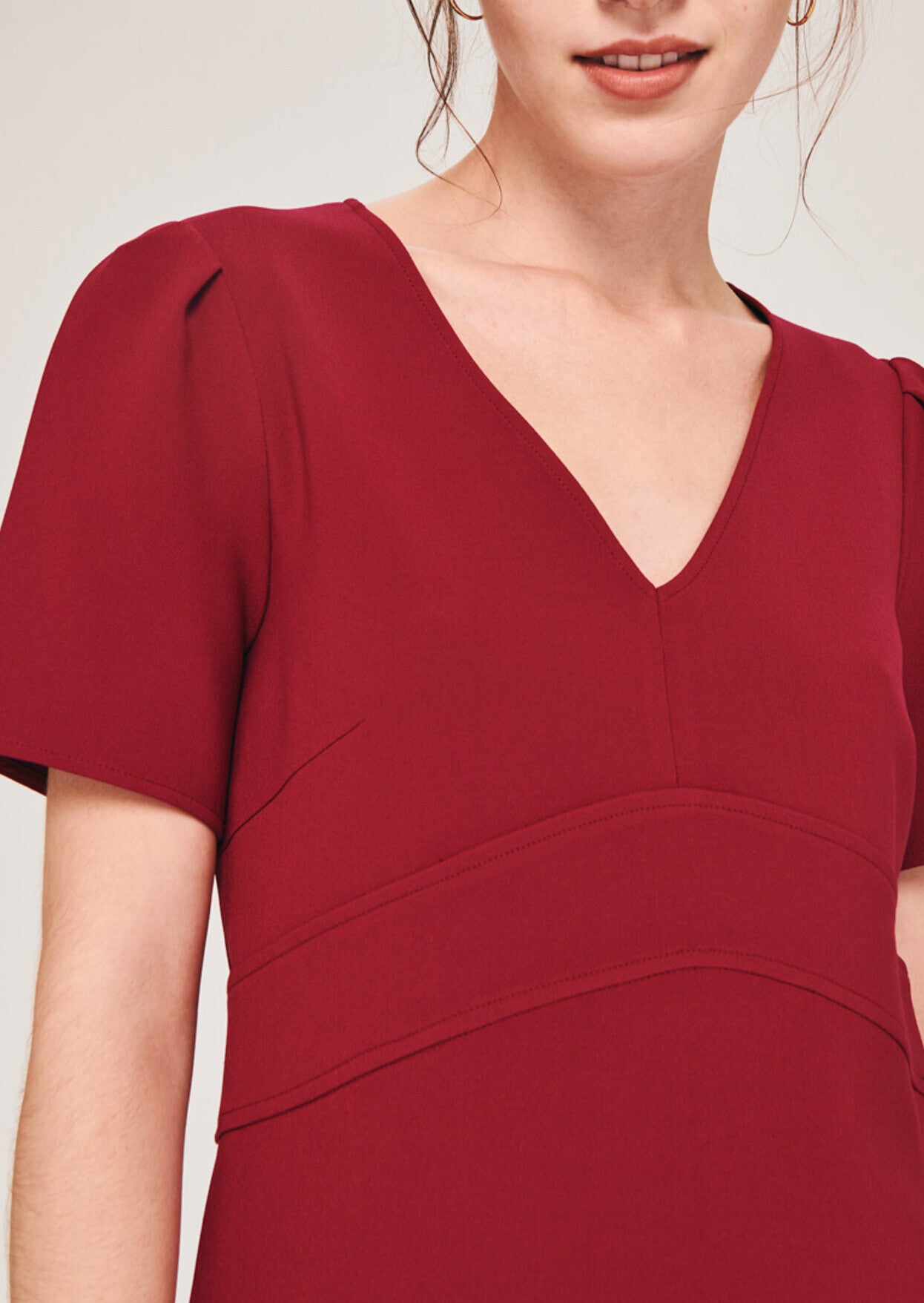 Robe courte rose en toile double Faume - seconde main