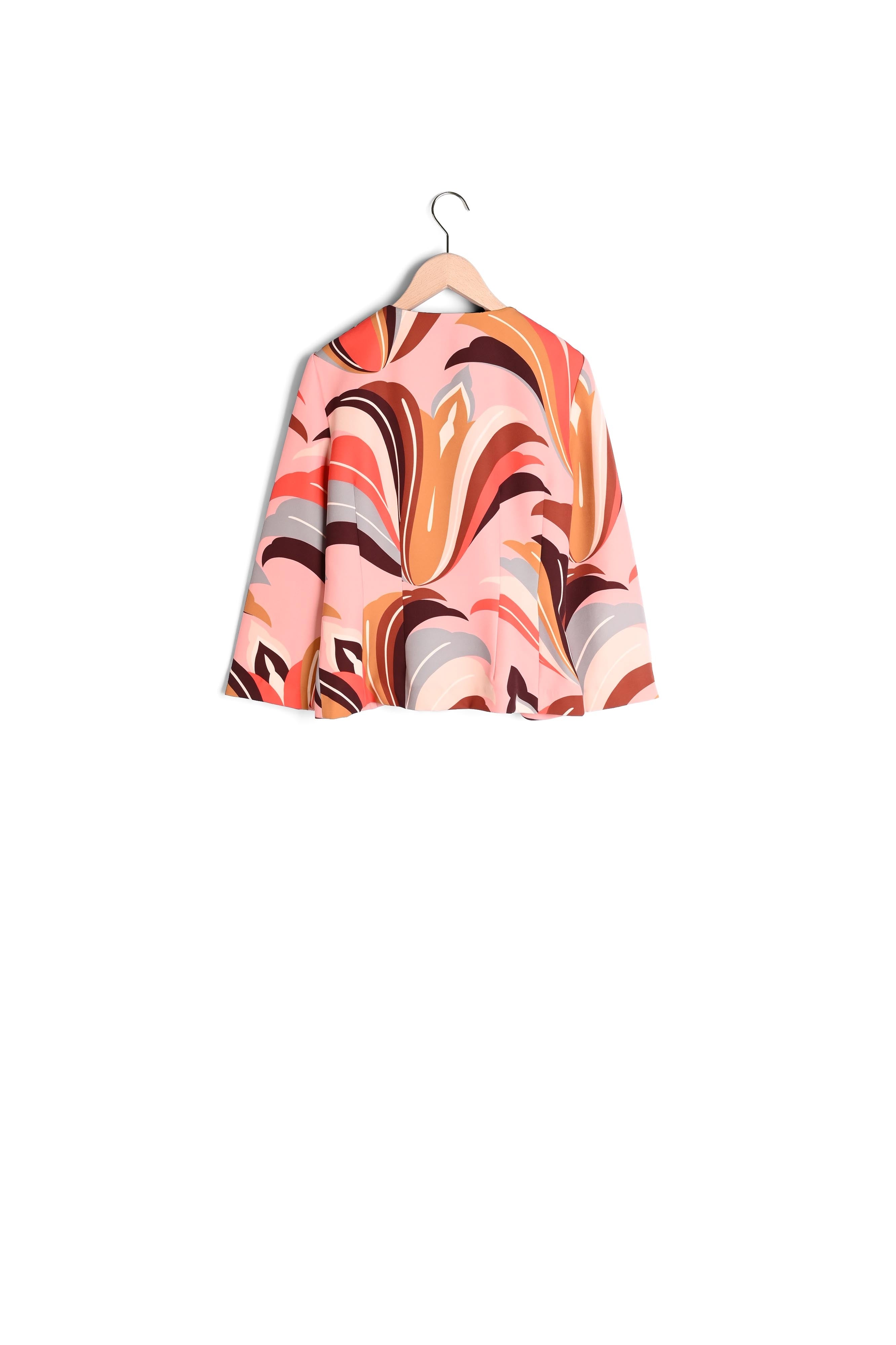 Top Tina marron imprimé graphique Faume - seconde main