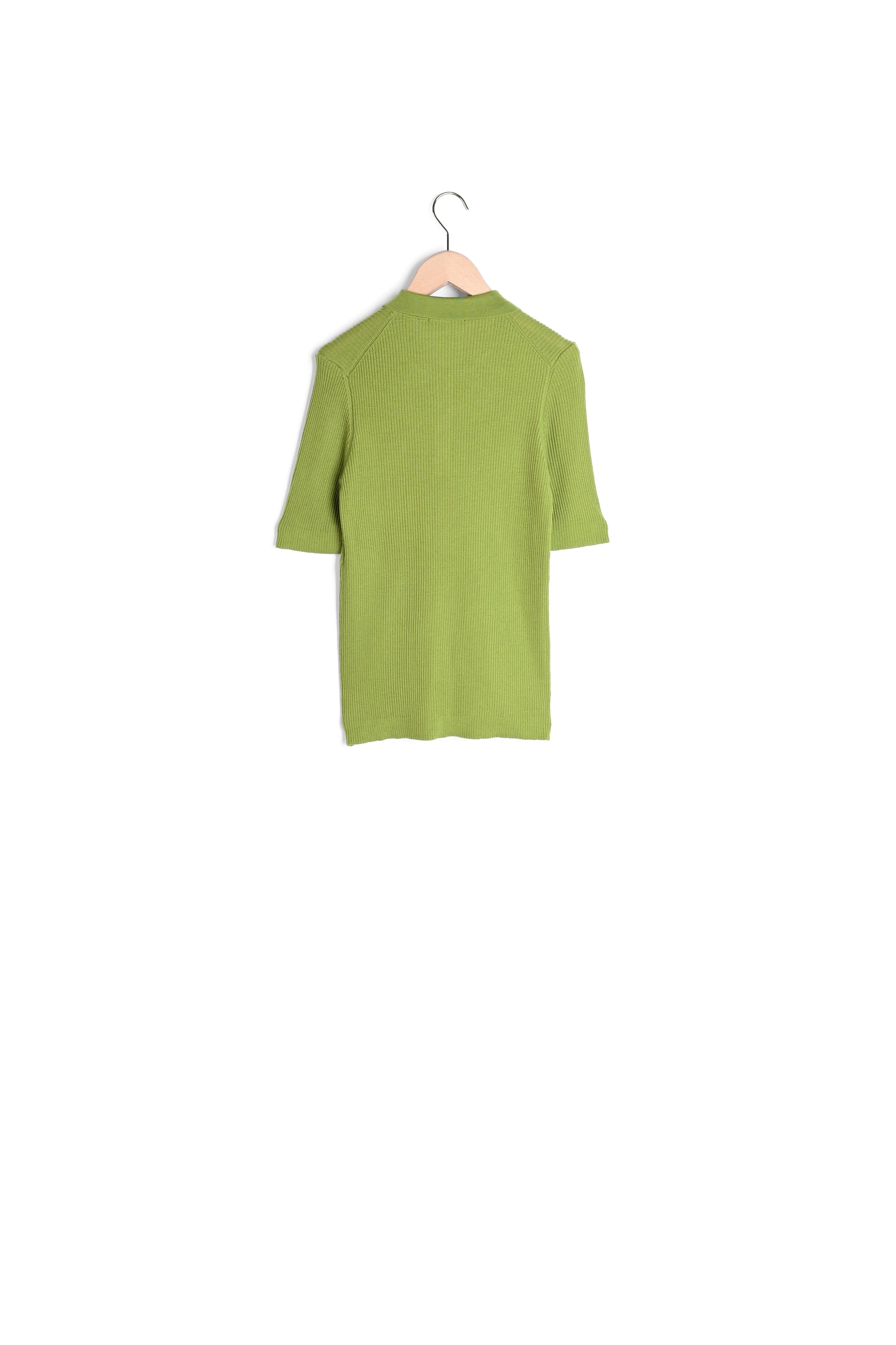 Pull Pam vert en laine merino Faume - seconde main