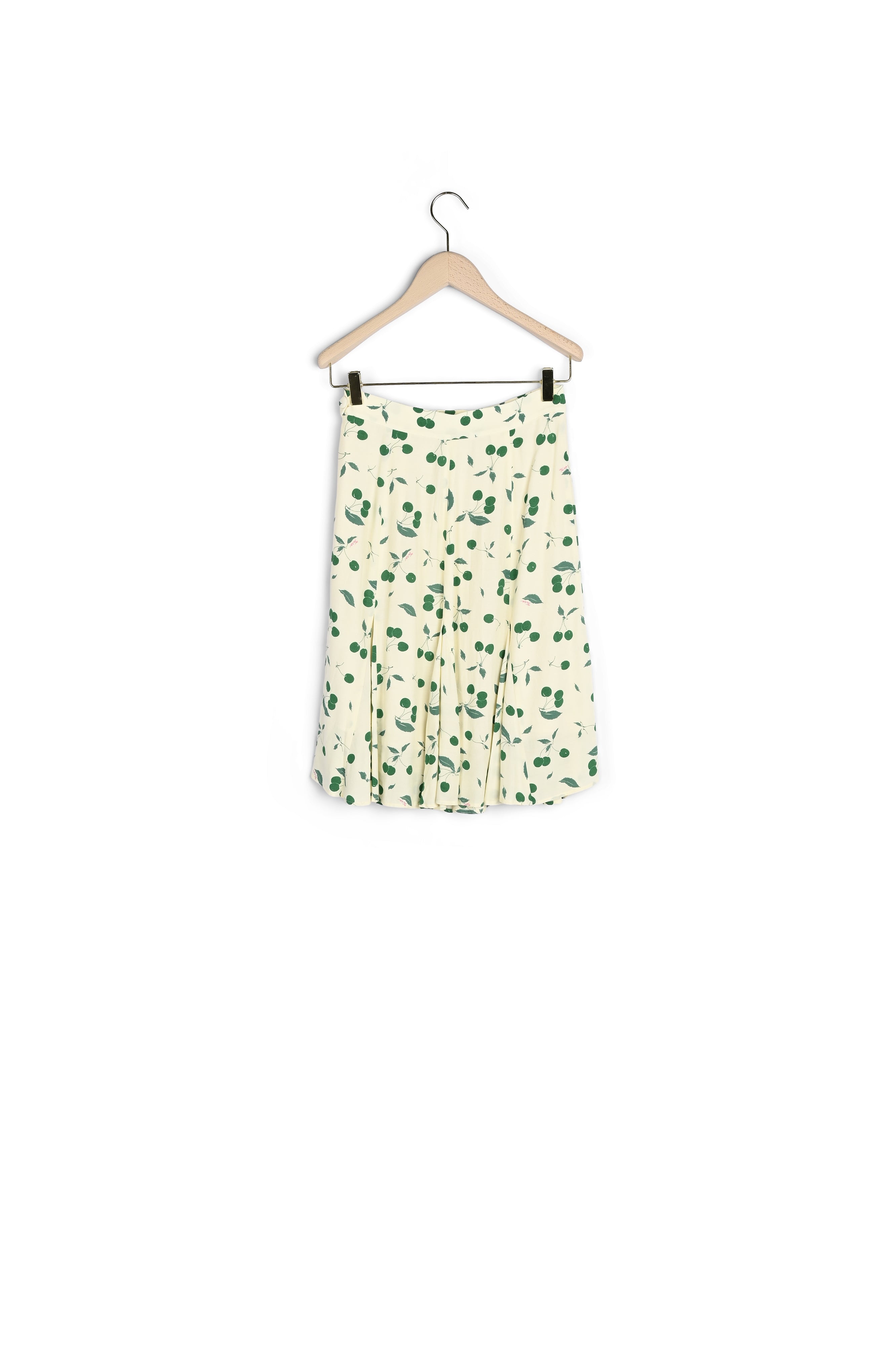 Jupe Javanaise écrue imprimé cherry Faume - seconde main