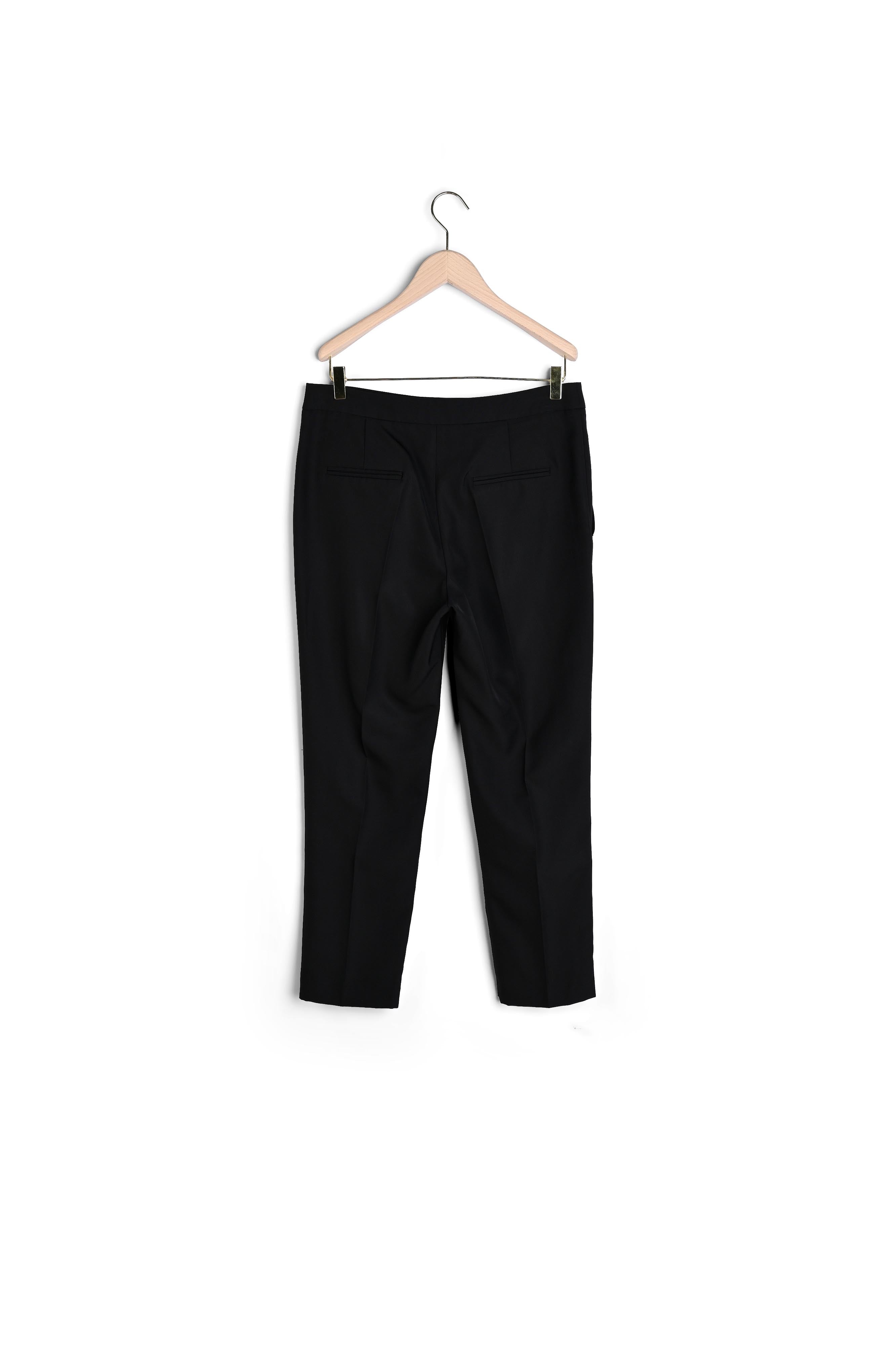 Pantalon de tailleur Paul noir en laine froide Faume - seconde main
