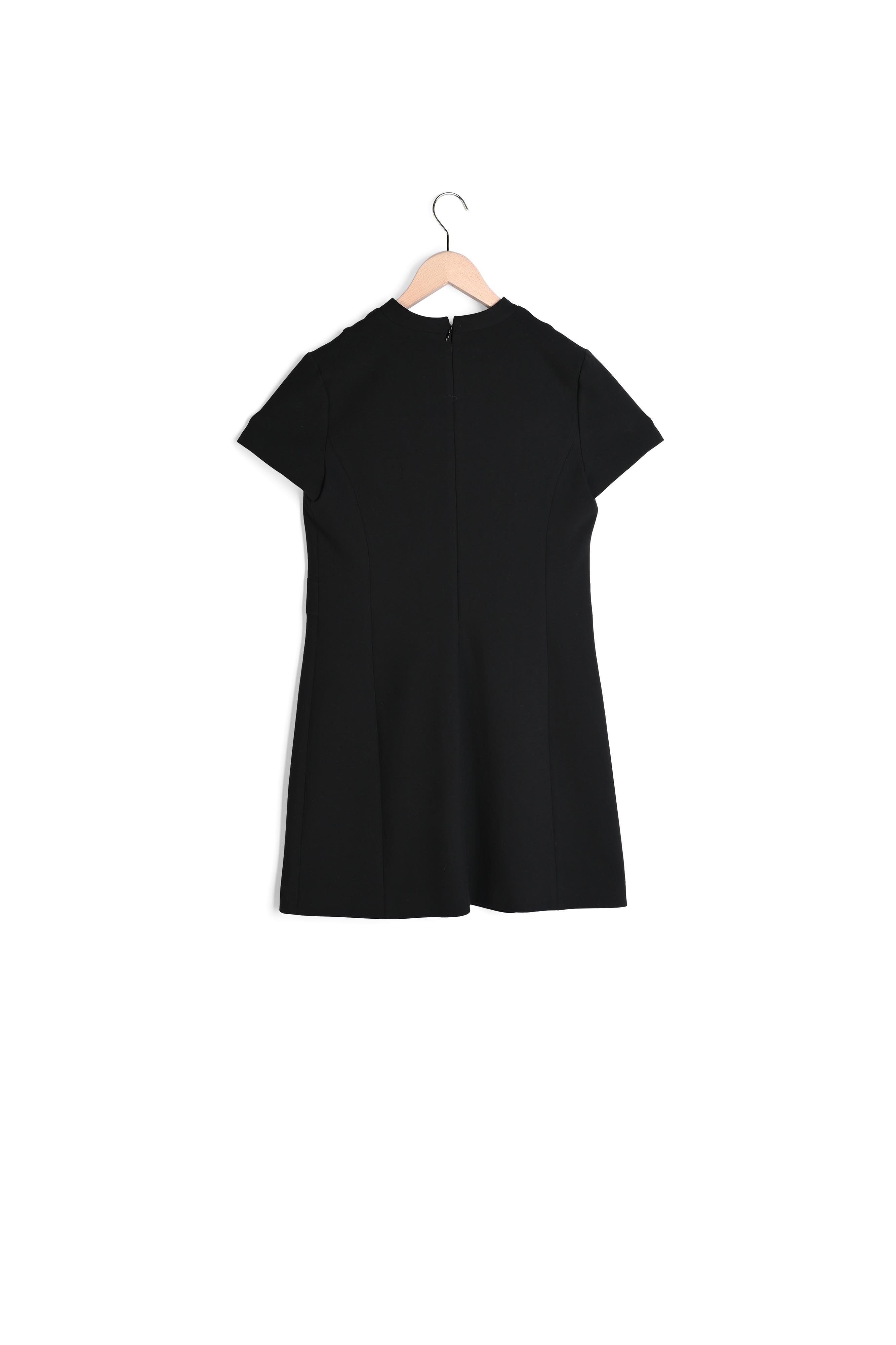 Robe Raquel noire en toile double Faume - seconde main