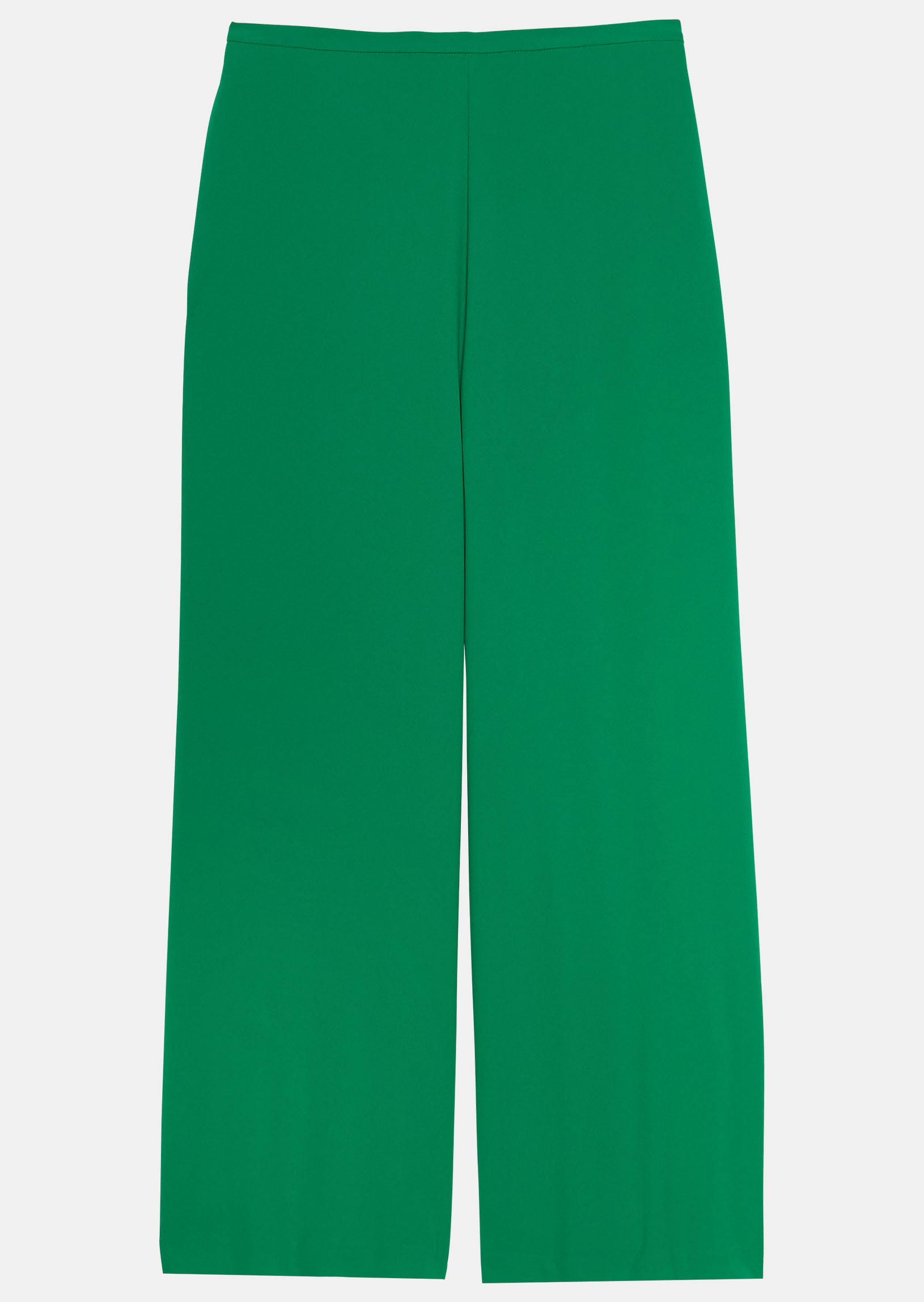 Pantalon Prunelle vert en crêpe Faume - seconde main