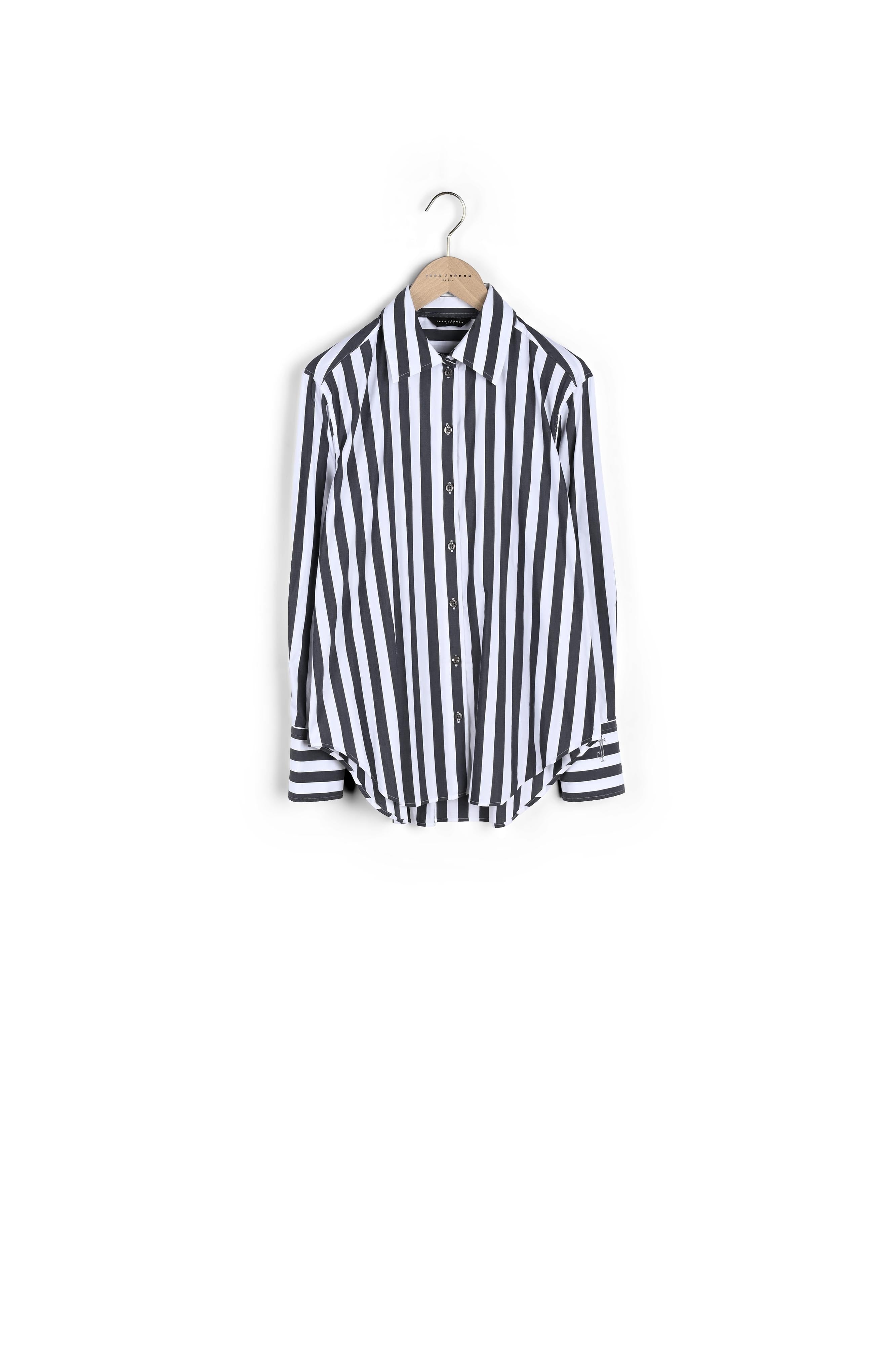 Chemise Carrie noire en popeline de coton Faume - seconde main