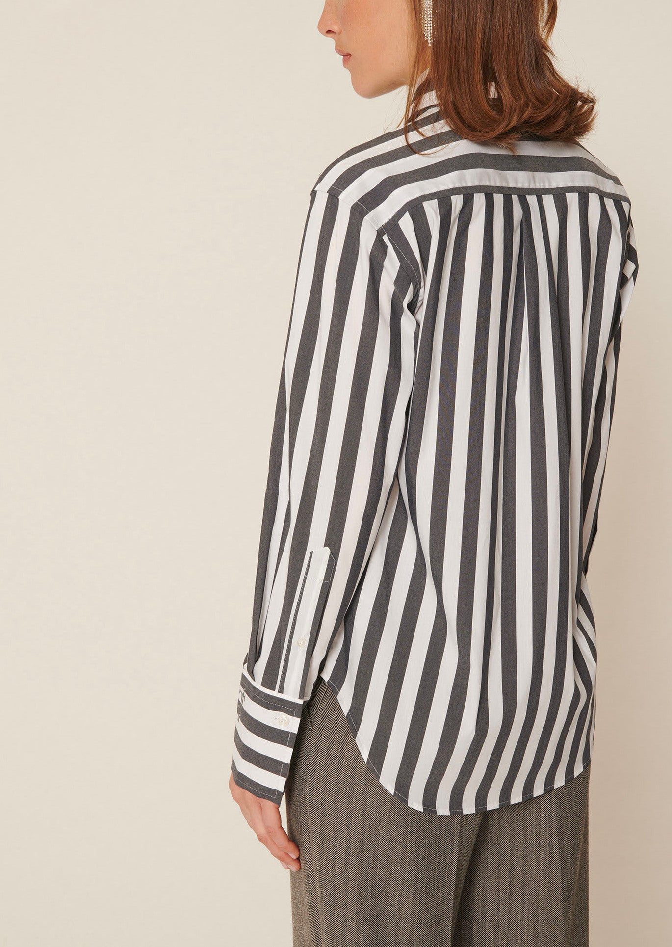 Chemise Carrie noire en popeline de coton Faume - seconde main