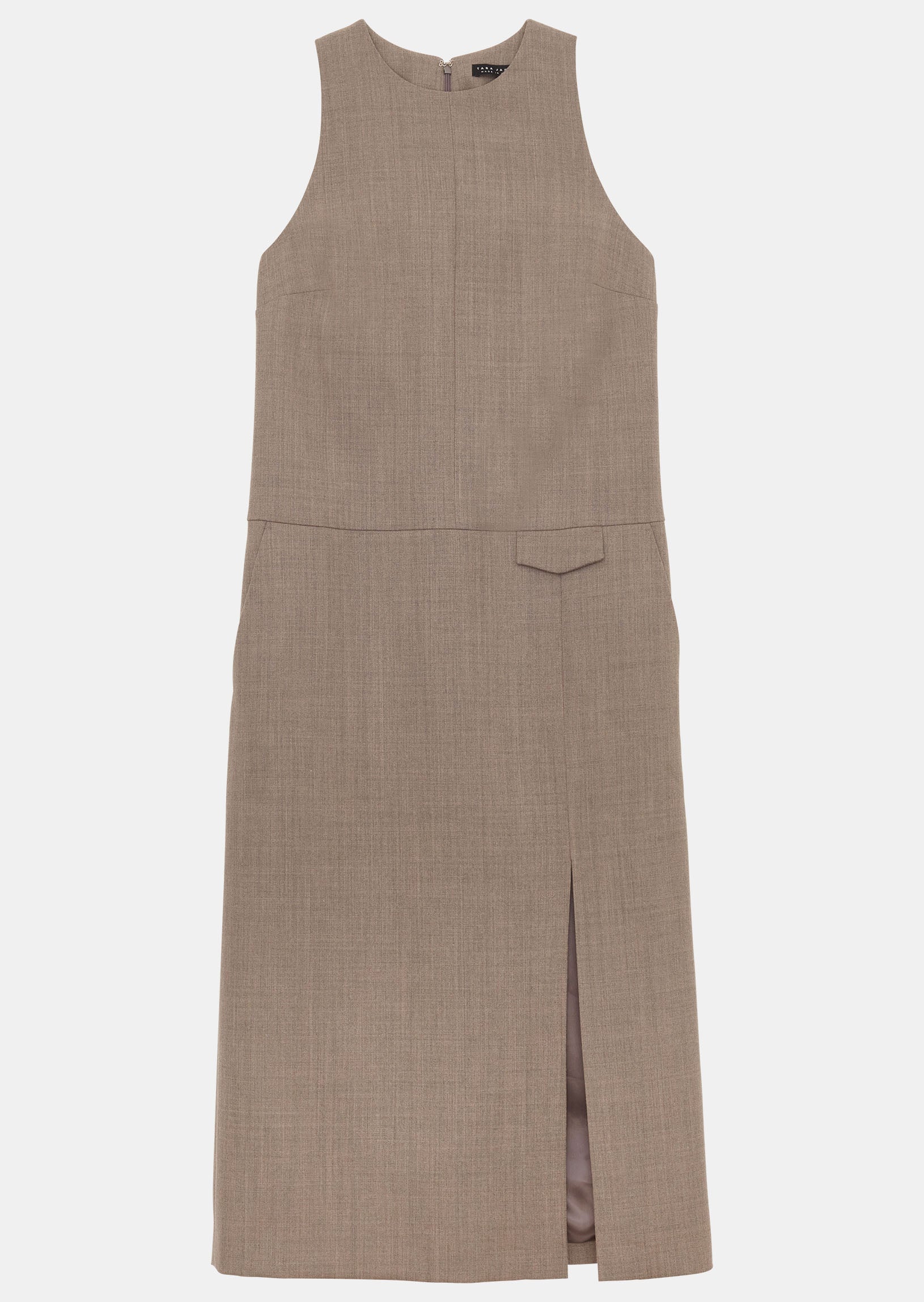 Robe Rollande beige en flanelle Faume - seconde main