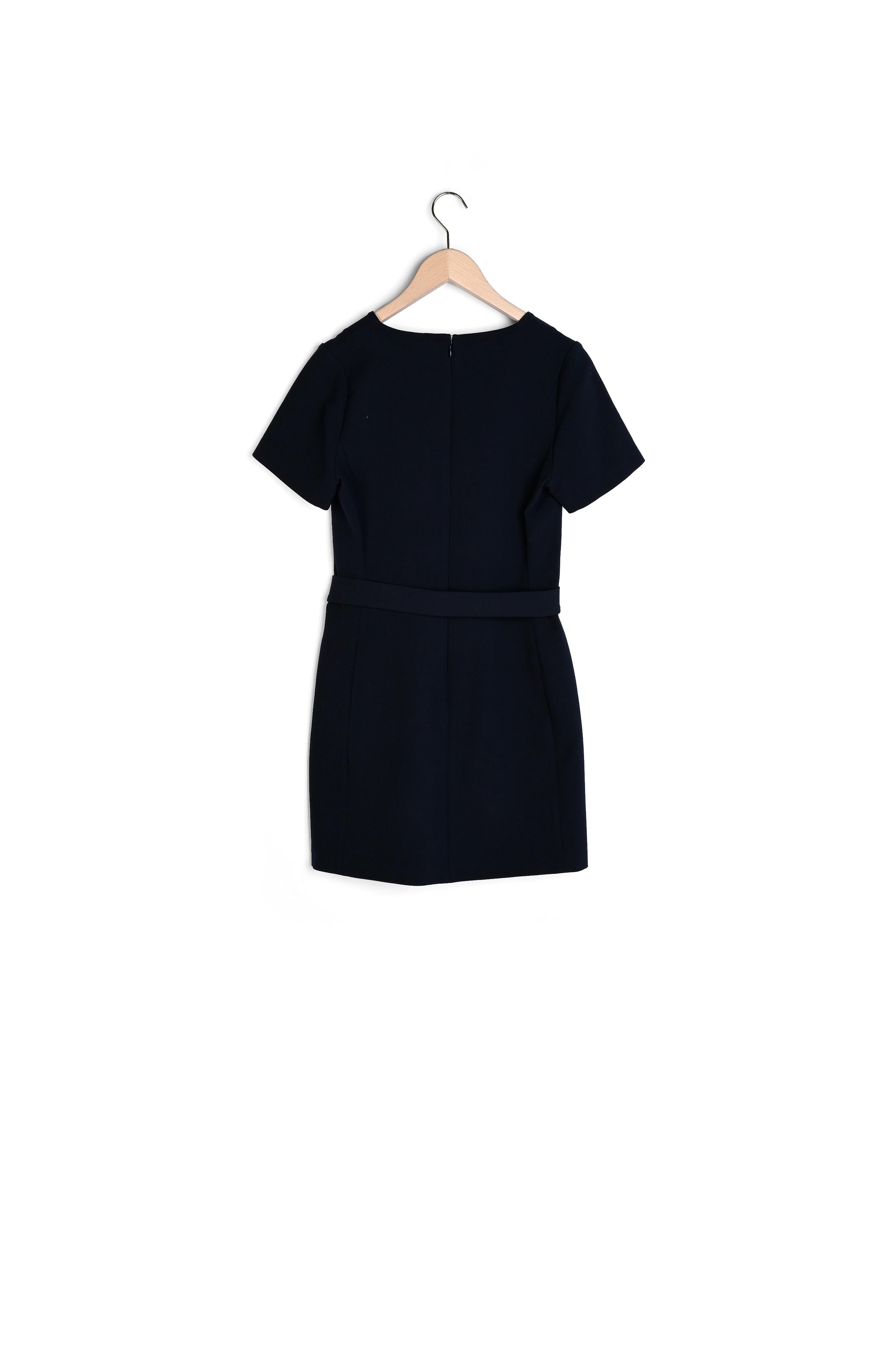 Robe Rox bleu nuit en toile double Faume - seconde main