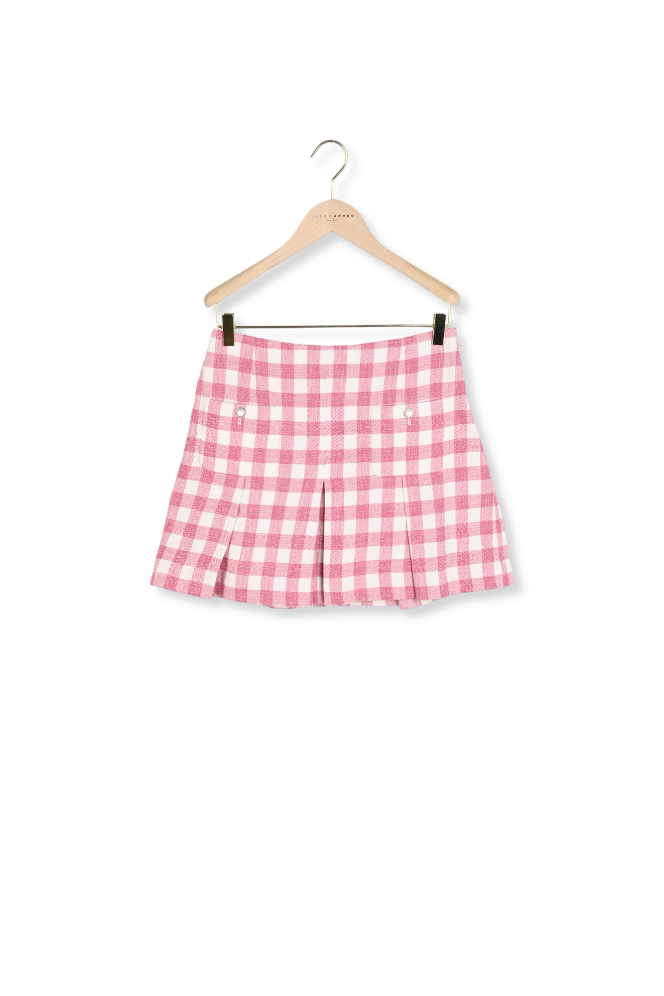 Jupe rose en vichy Josef Faume - seconde main