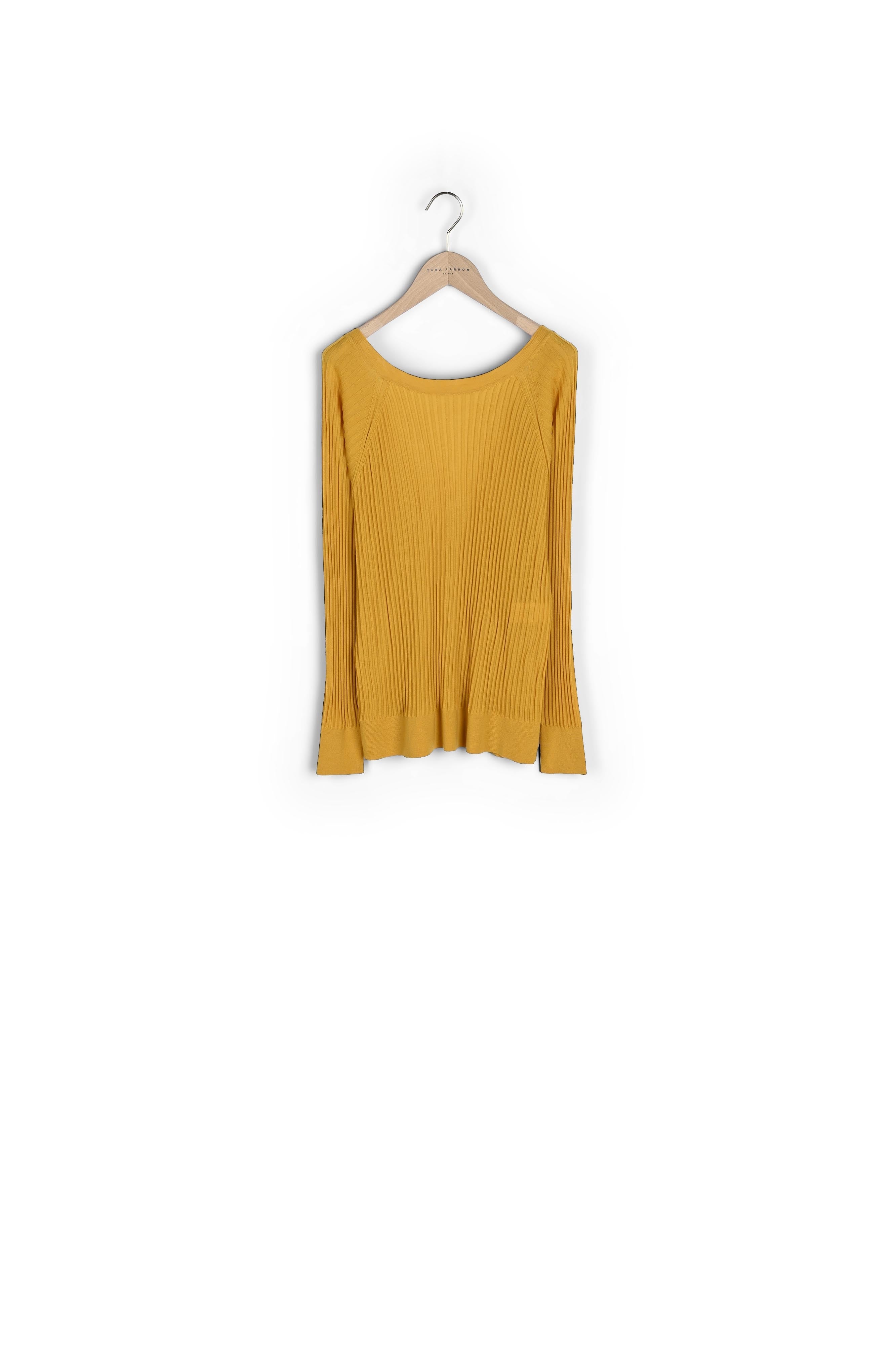 Gilet Gemma mordoré en merinos extrafin Faume - seconde main