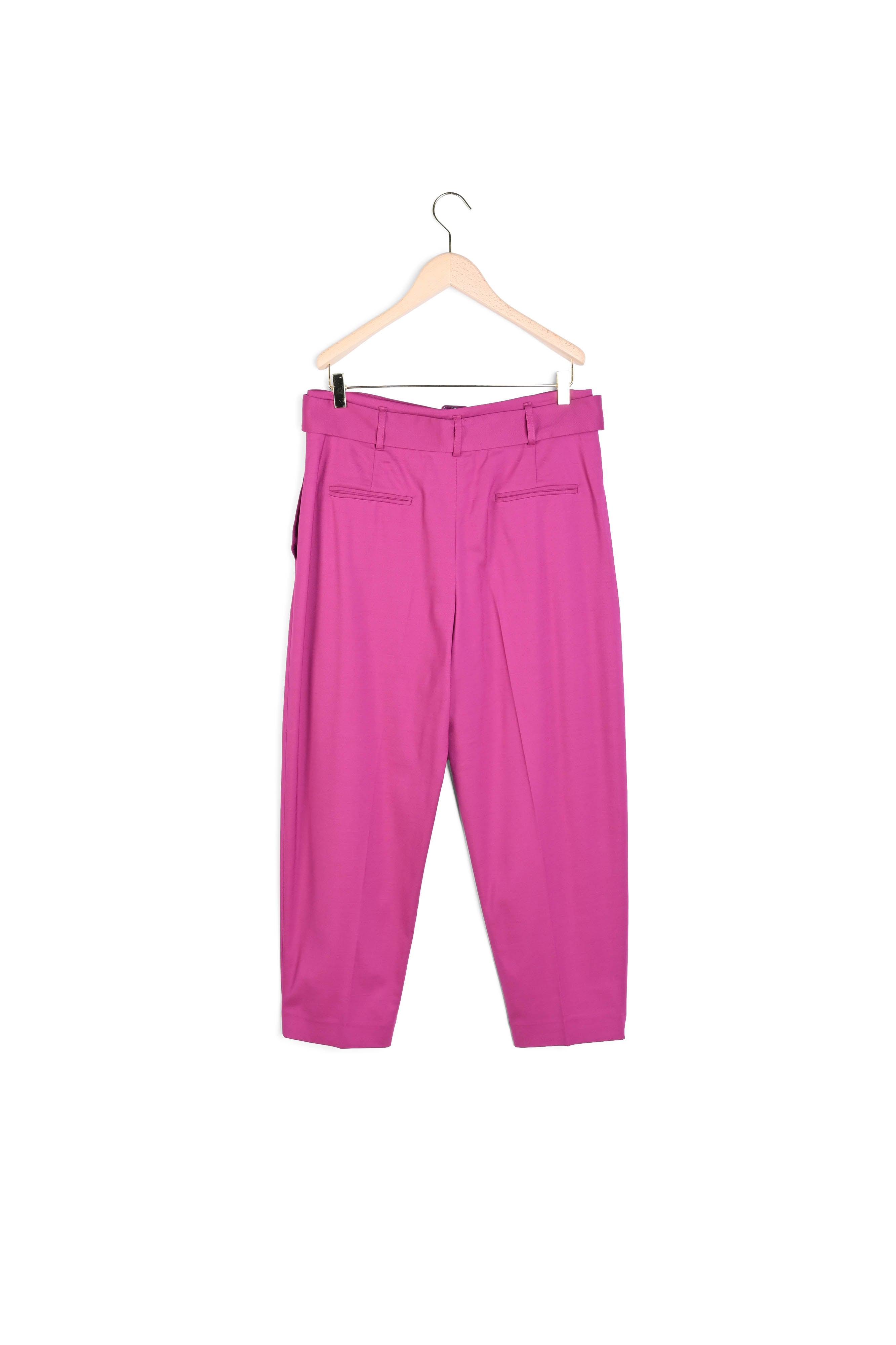Pantalon cigarette mauve taille haute Faume - seconde main