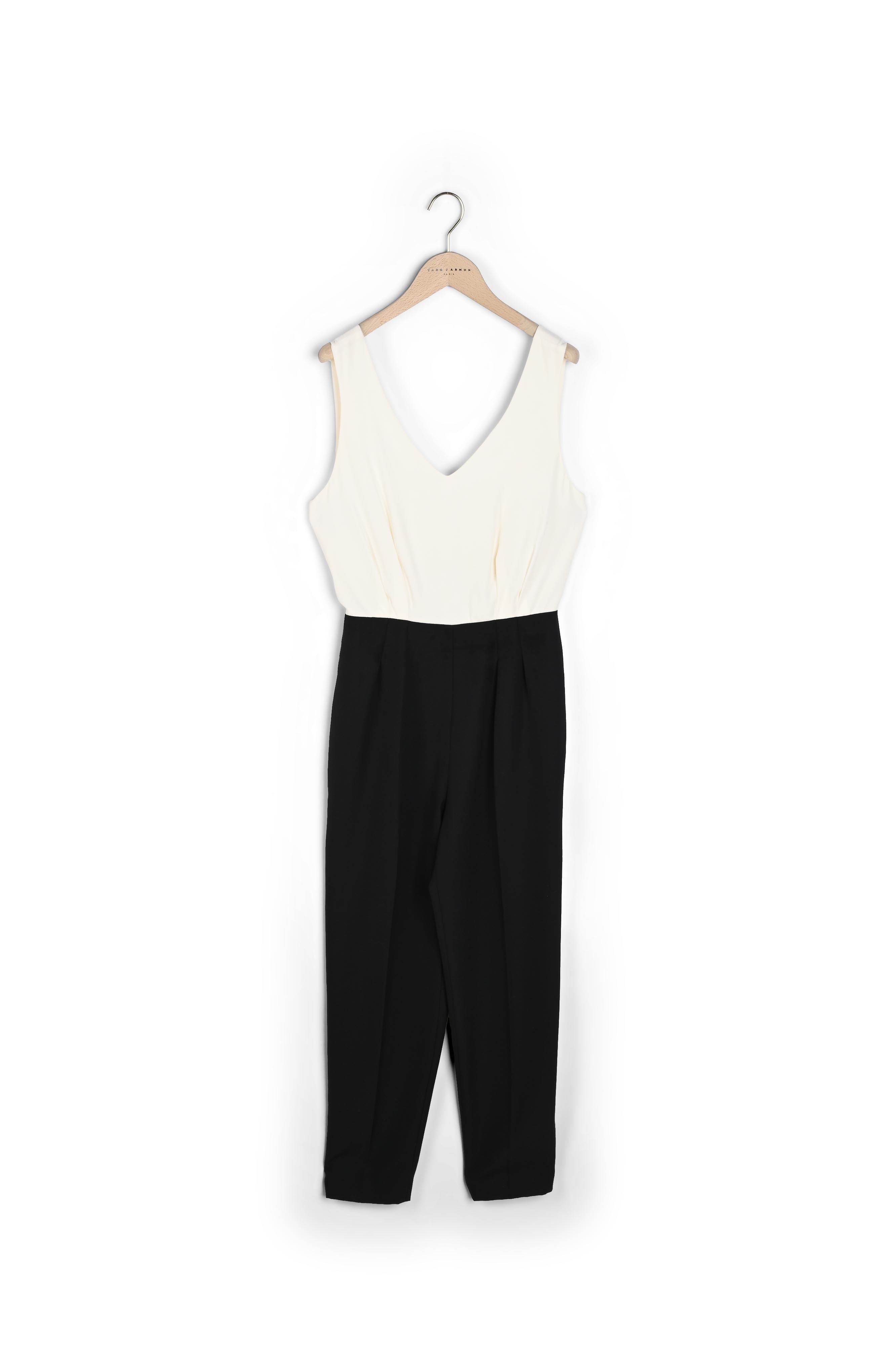 Combi-pantalon noire à bretelles Faume - seconde main