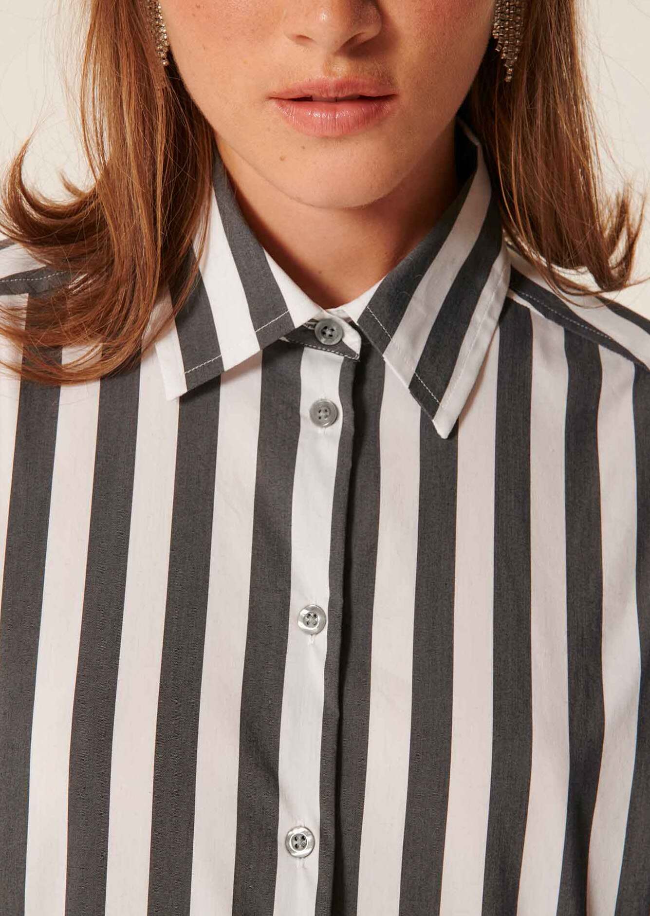 Chemise Carrie noire en popeline de coton Faume - seconde main