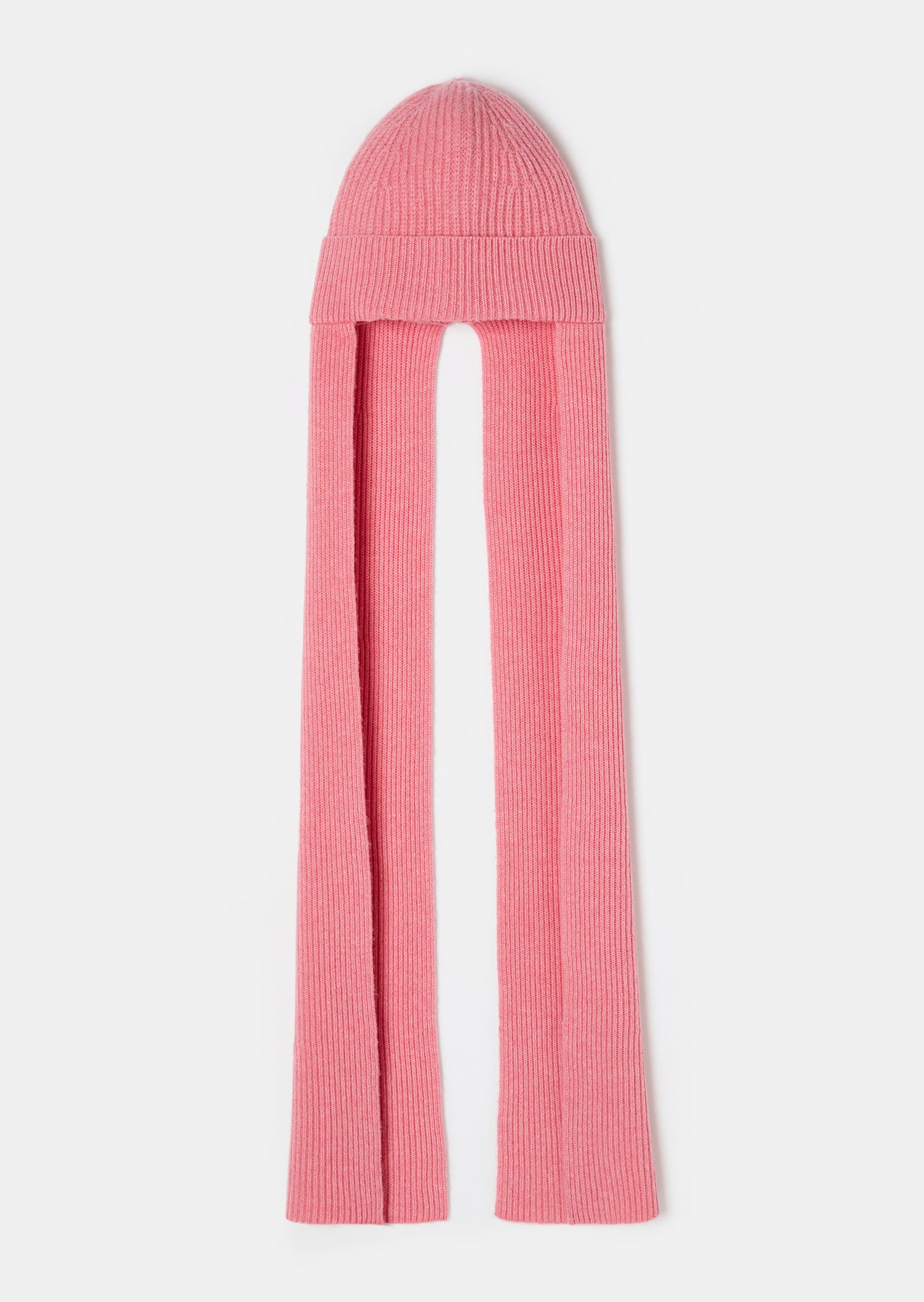 Bonnet Azhar rose en laine Faume - seconde main