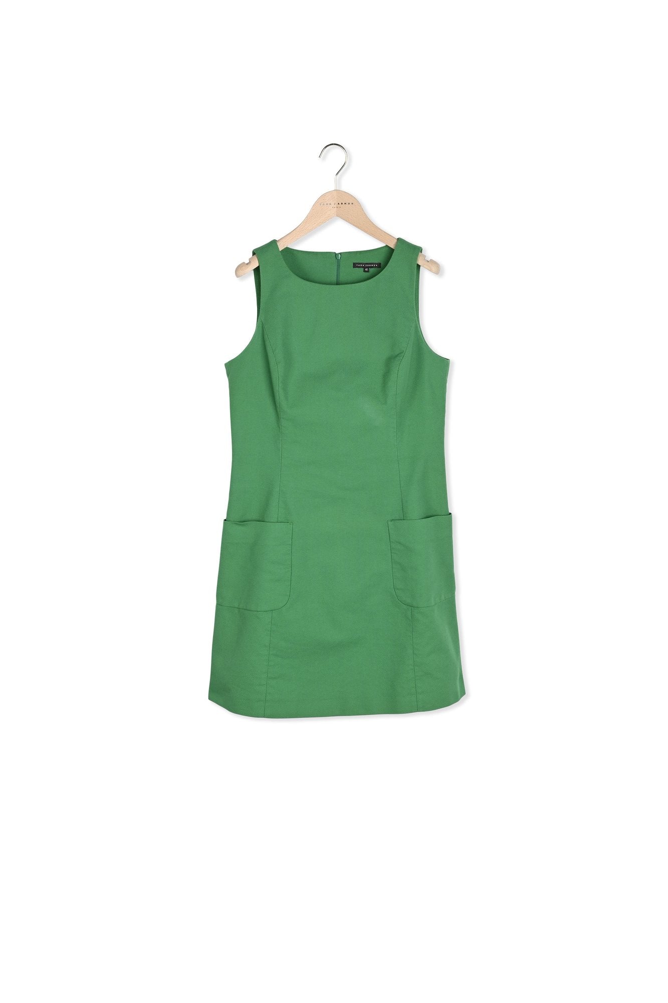 Robe Raphaelle verte en coton Faume - seconde main