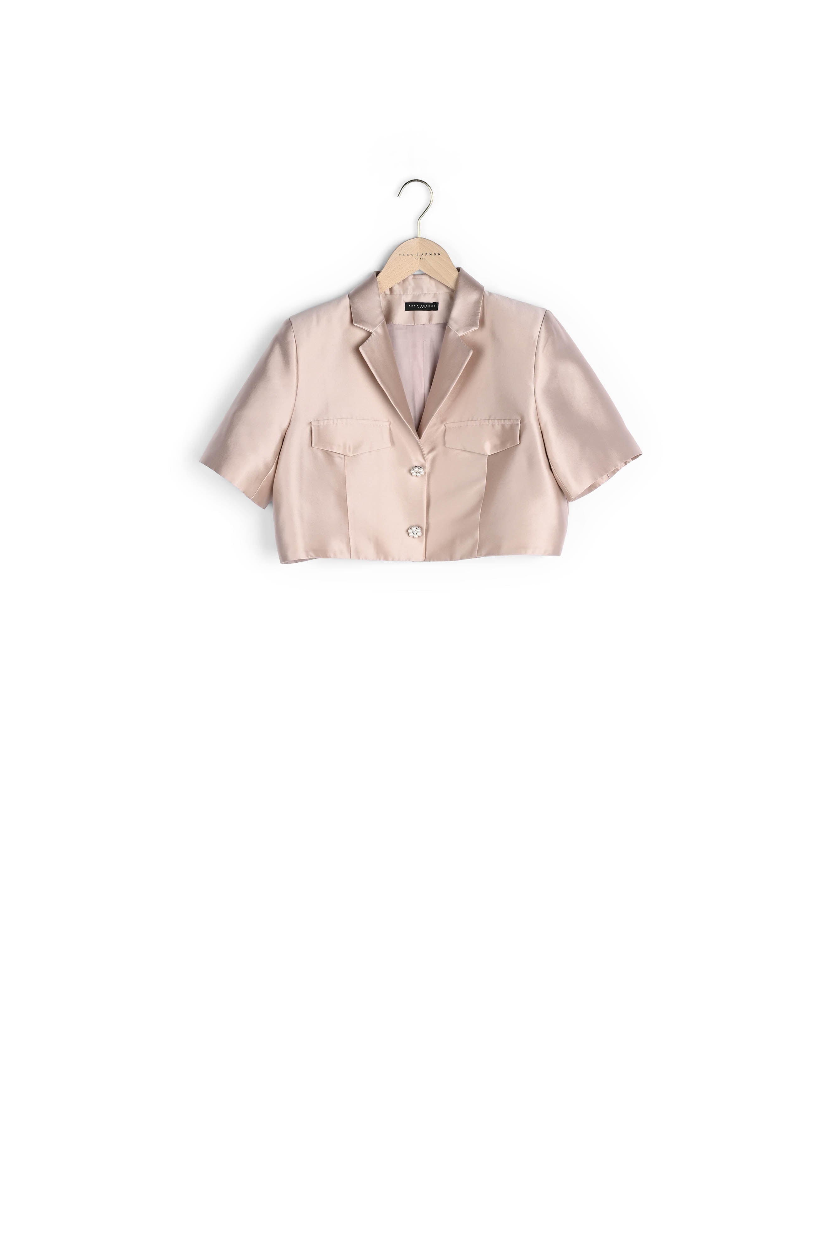 Veste Volupte nude en satin Faume - seconde main