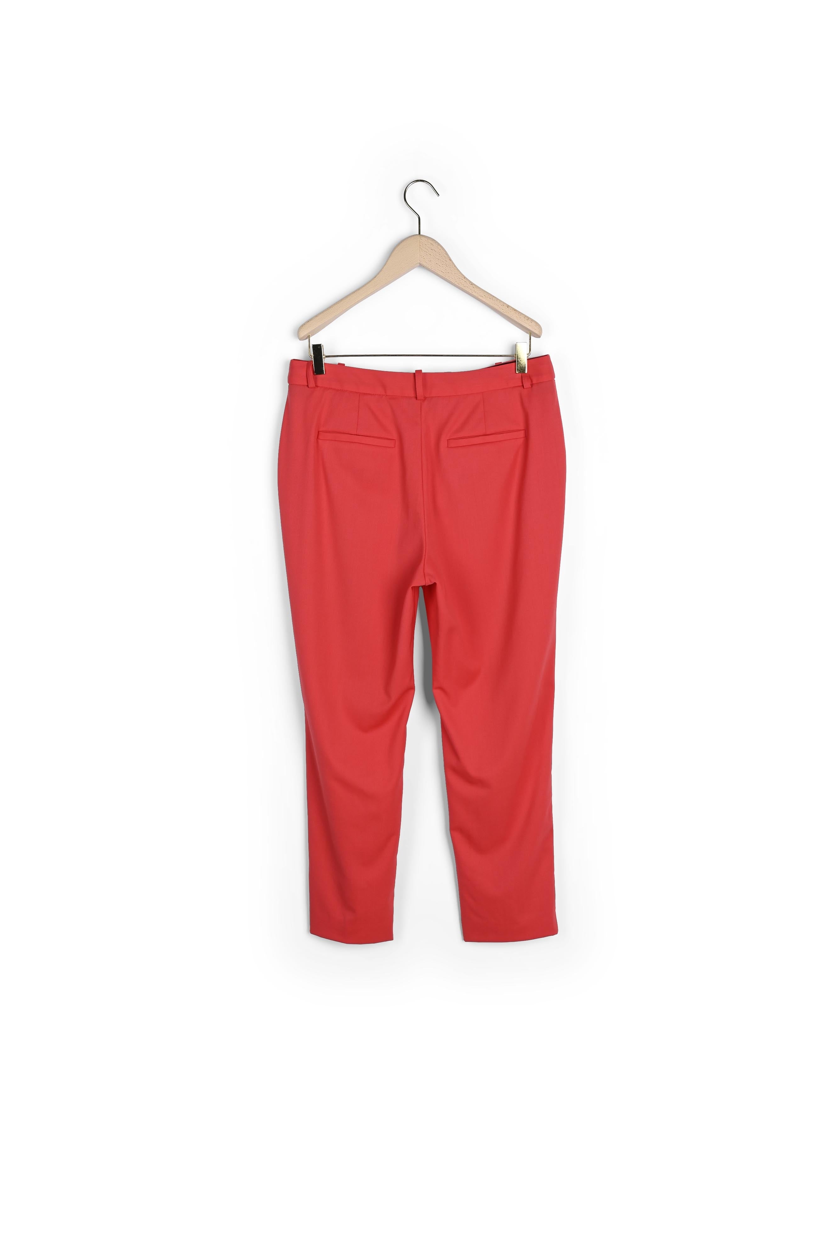Pantalon Philippine rouge en laine froide Faume - seconde main
