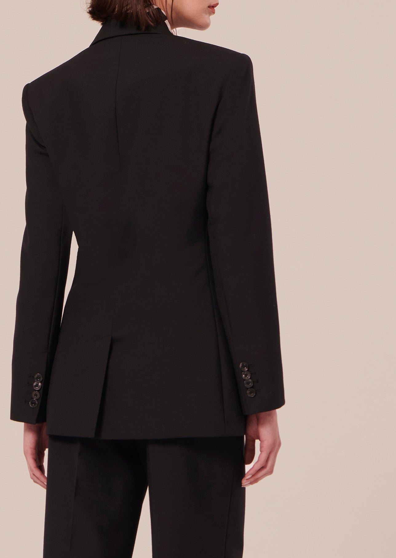 Veste Viola noire en laine froide Faume - seconde main