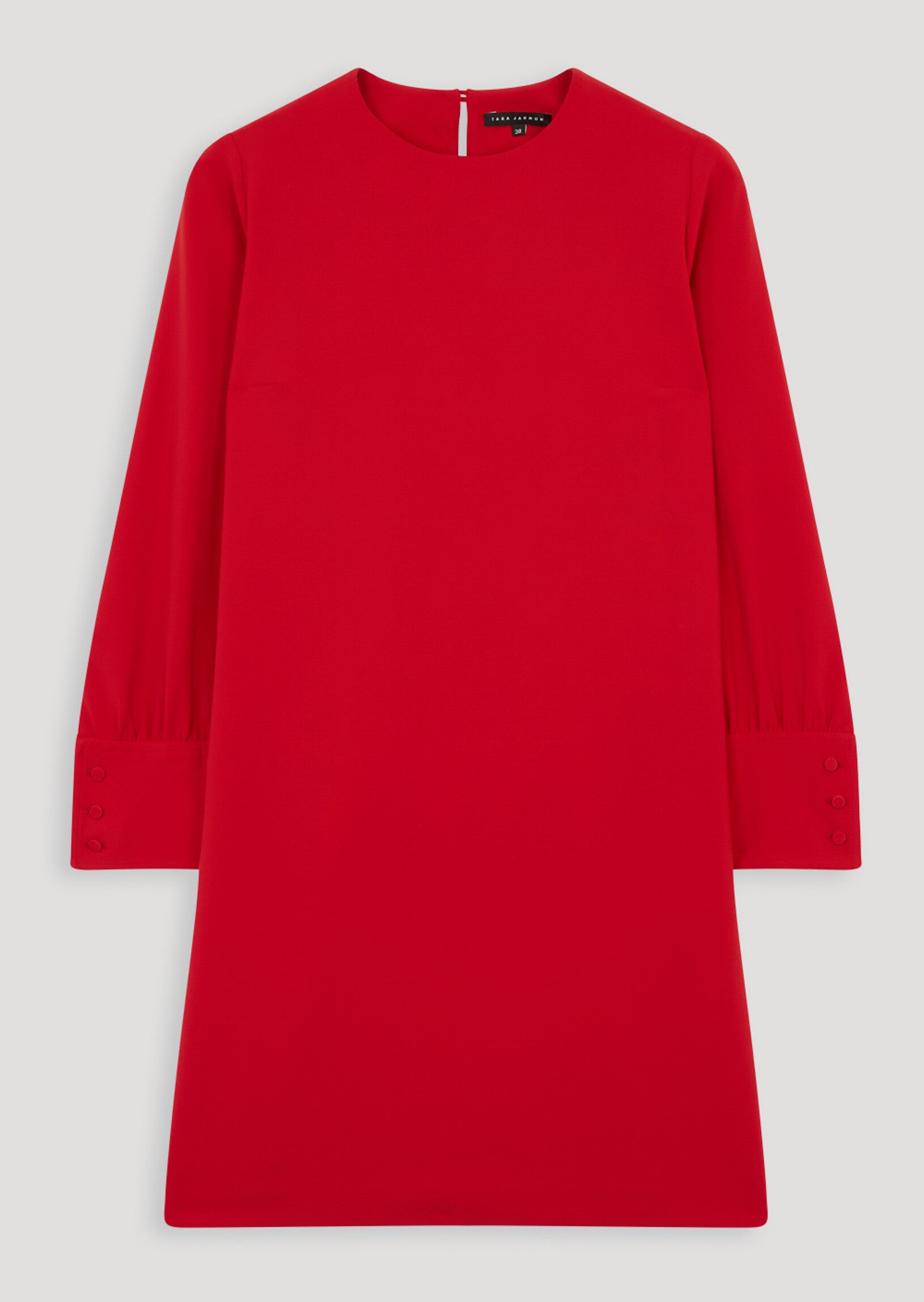 Robe ample rouge en crêpe Faume - seconde main