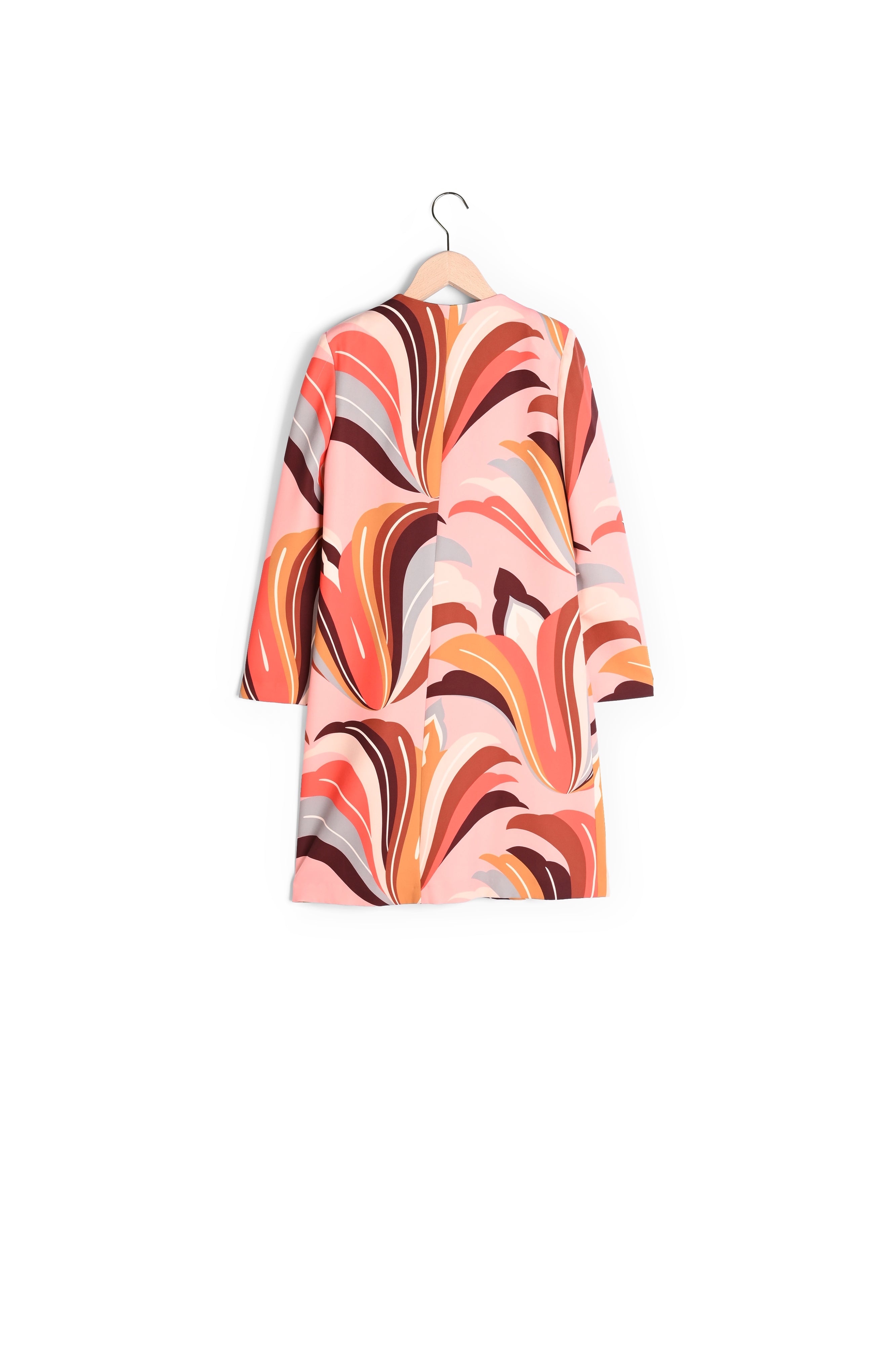 Robe Rosita marron imprimé graphique Faume - seconde main