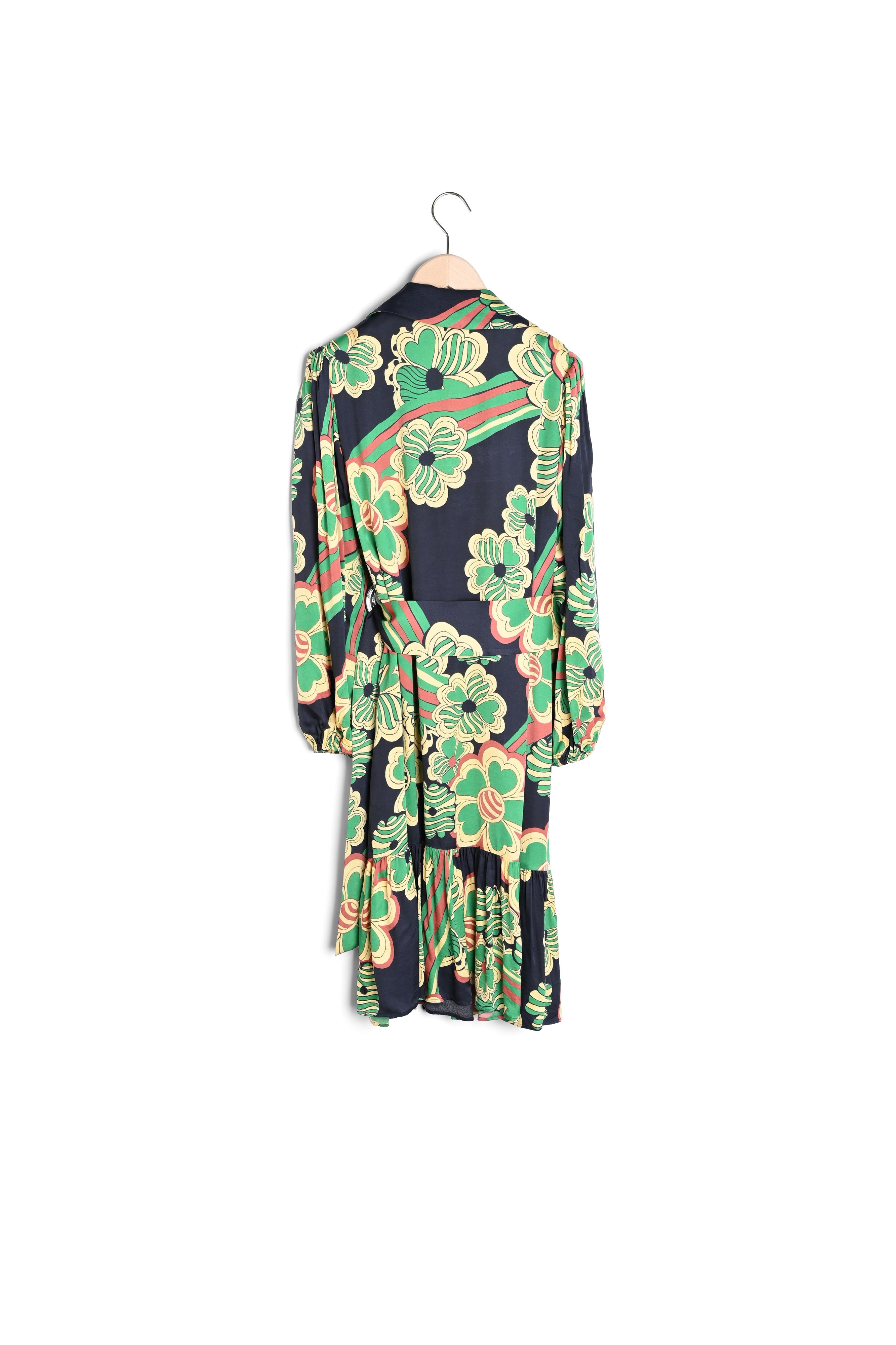 Robe Rosie bleu nuit imprimé à fleurs Faume - seconde main