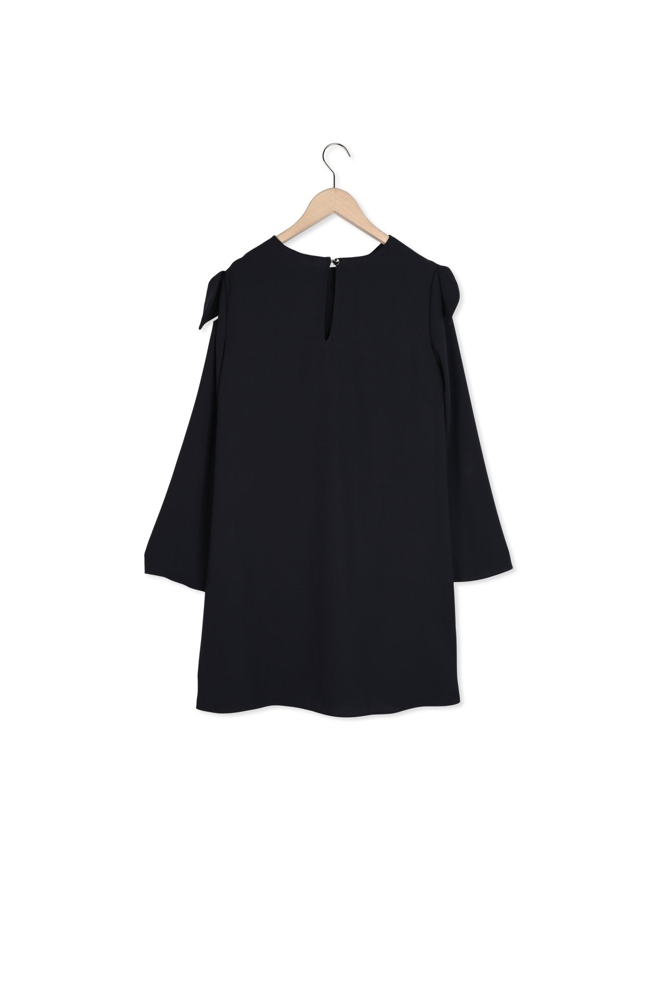 Robe Renato bleu nuit en crêpe Faume - seconde main