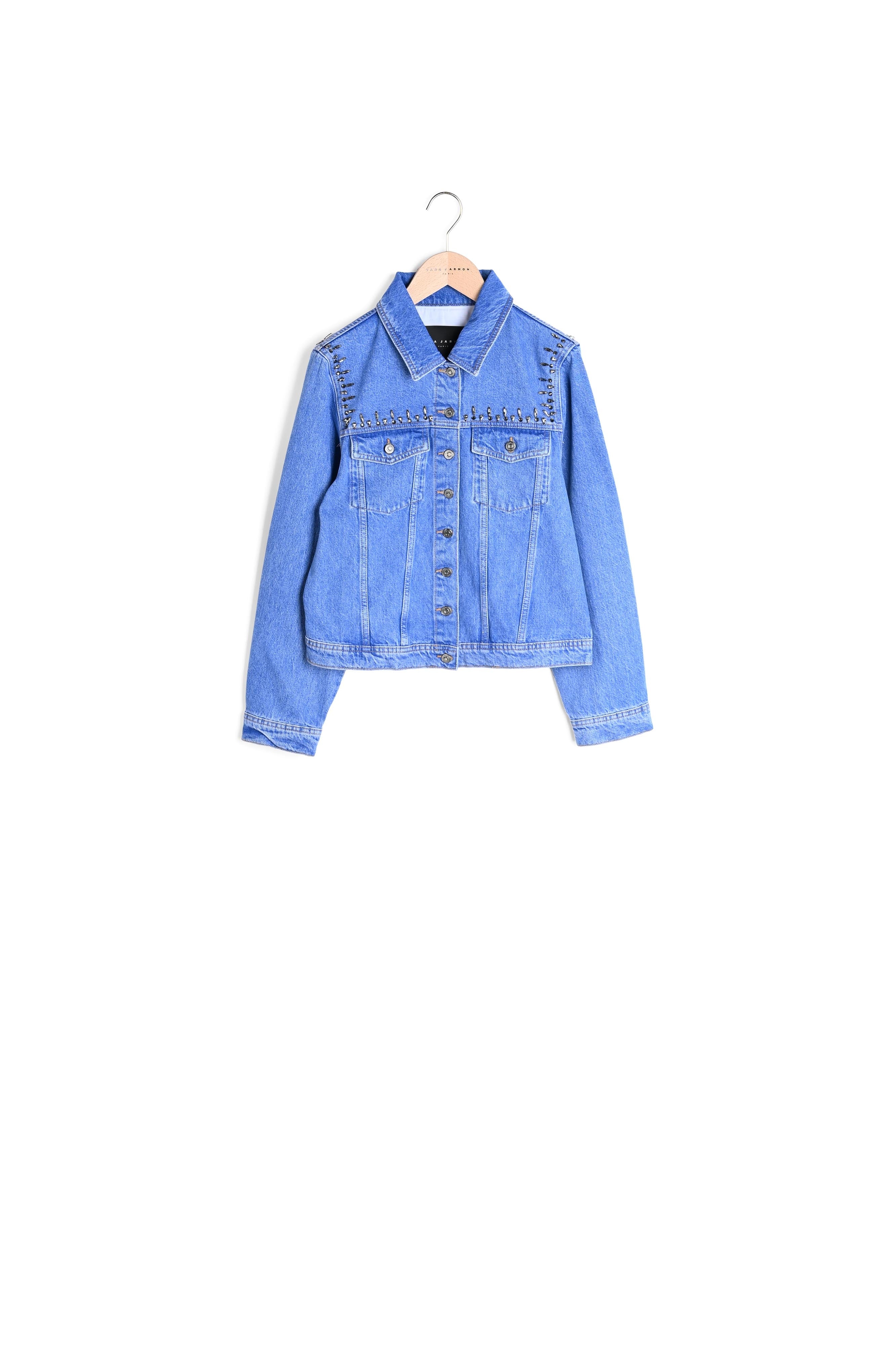 Veste Valerie bleue en denim Faume - seconde main