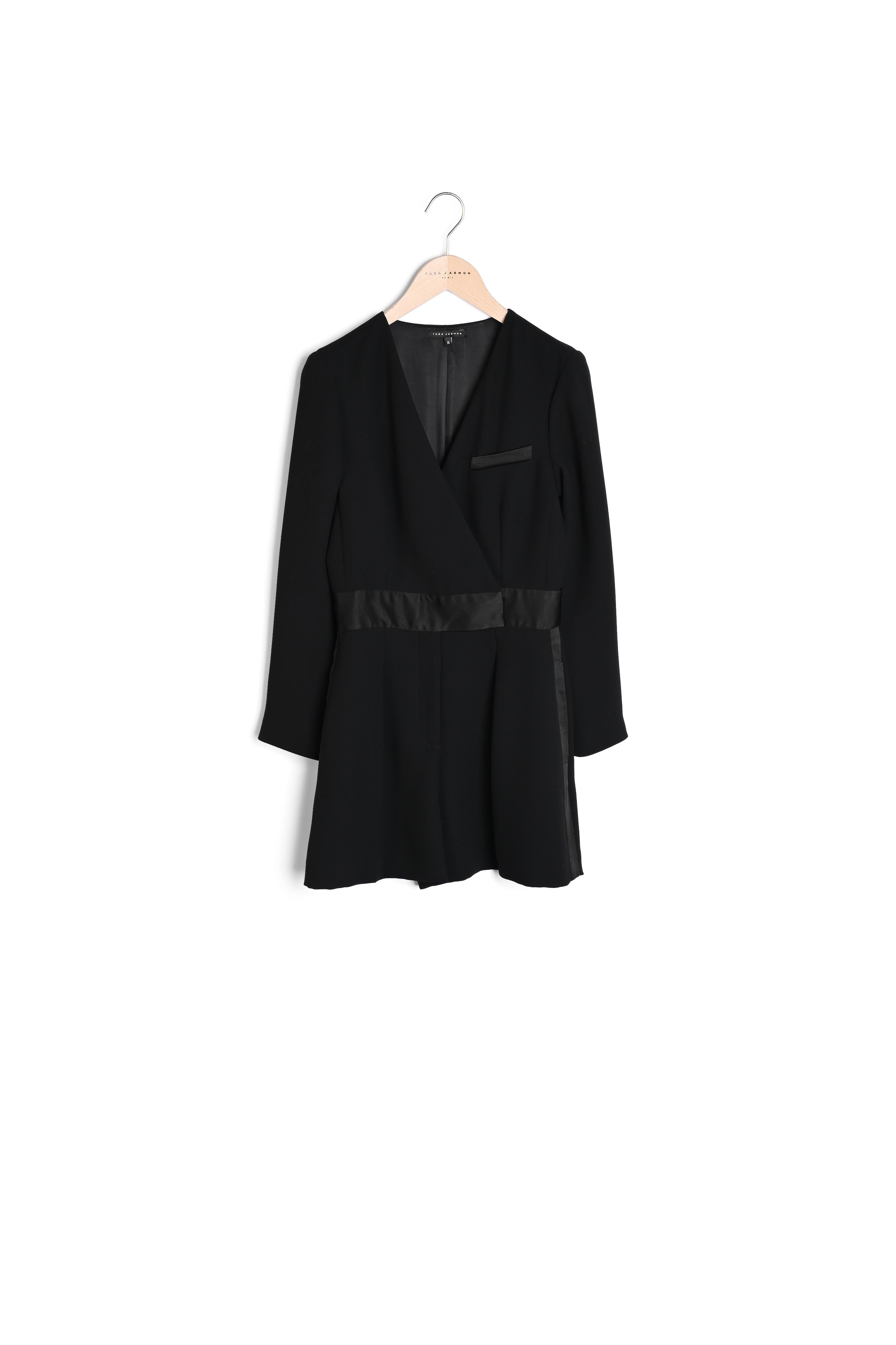 Combi-short Pippa noire en city tailoring Faume - seconde main