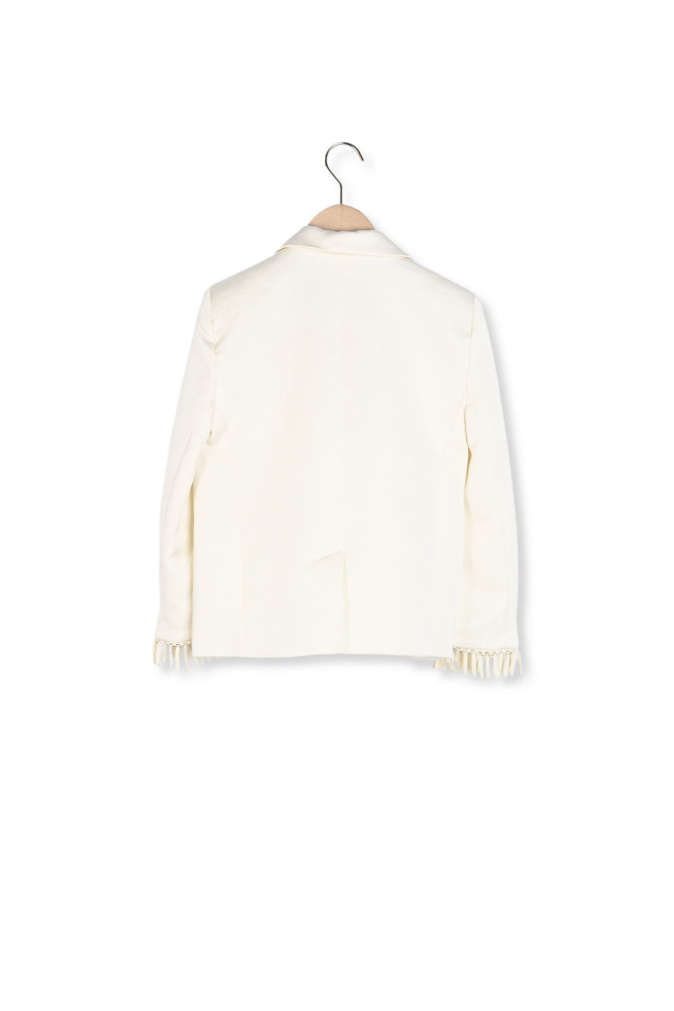 Veste écrue en lin satiné Valensole Faume - seconde main