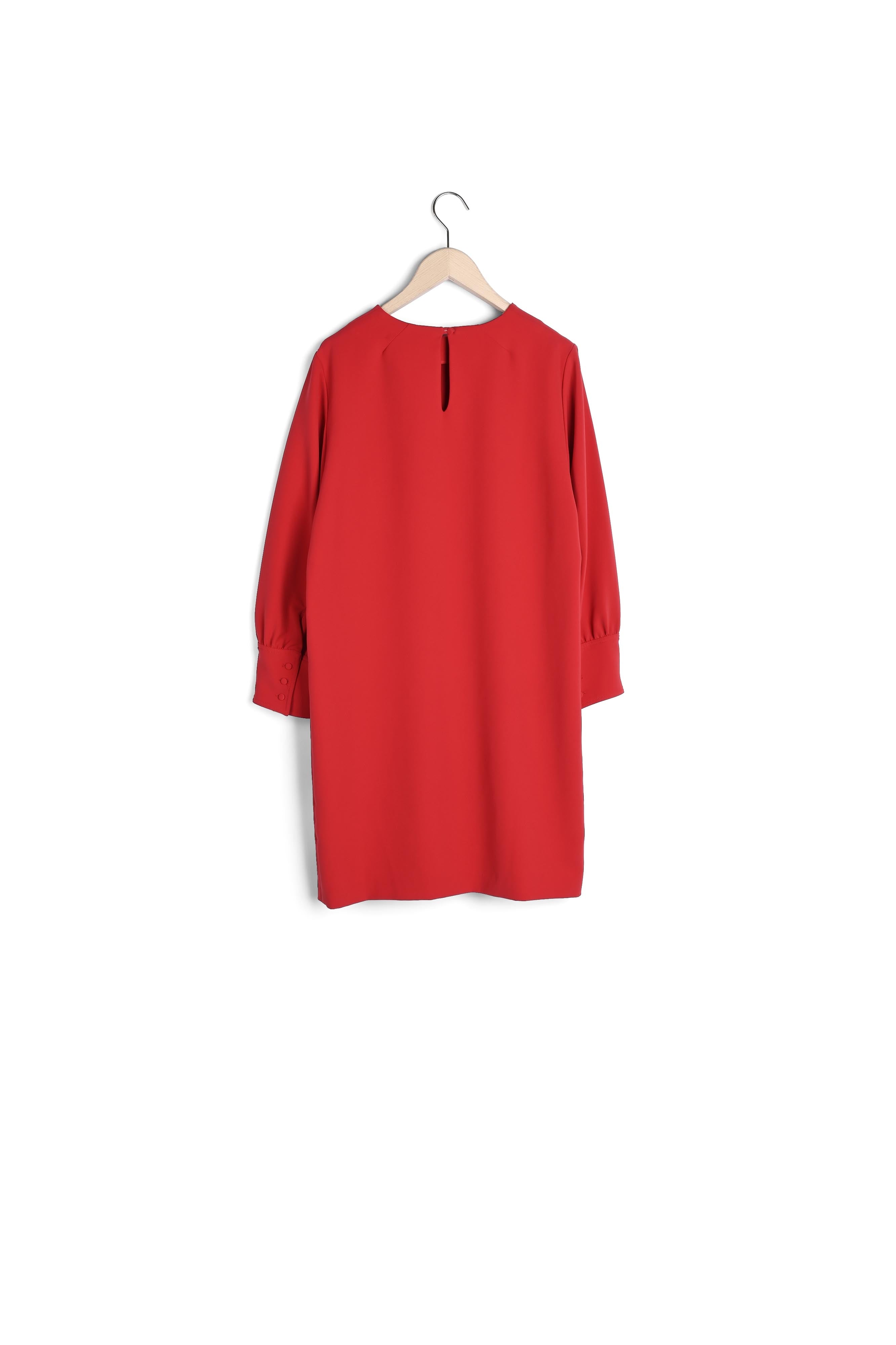 Robe ample rouge en crêpe Faume - seconde main