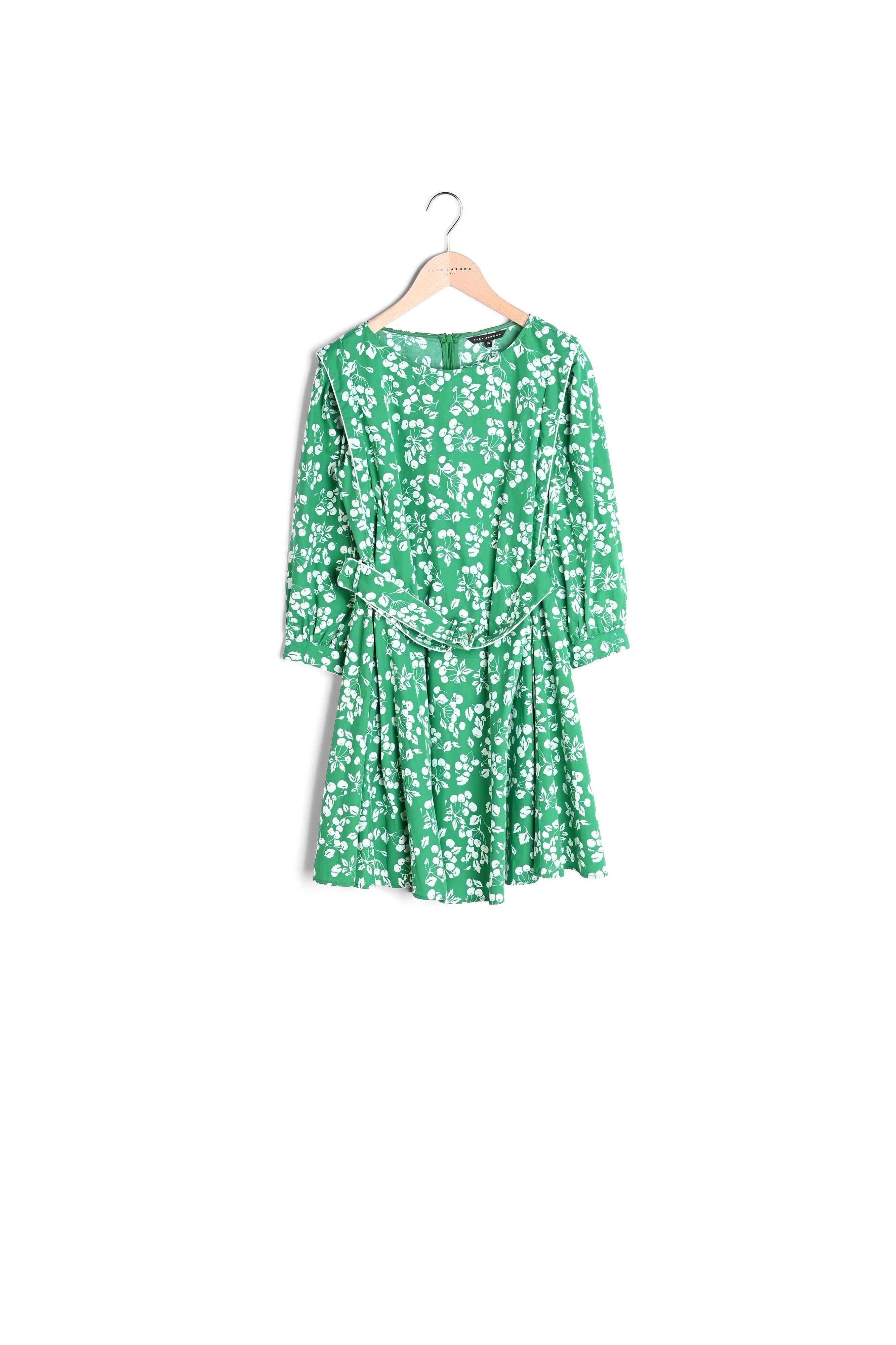 Robe Ravenna vert en coton Faume - seconde main