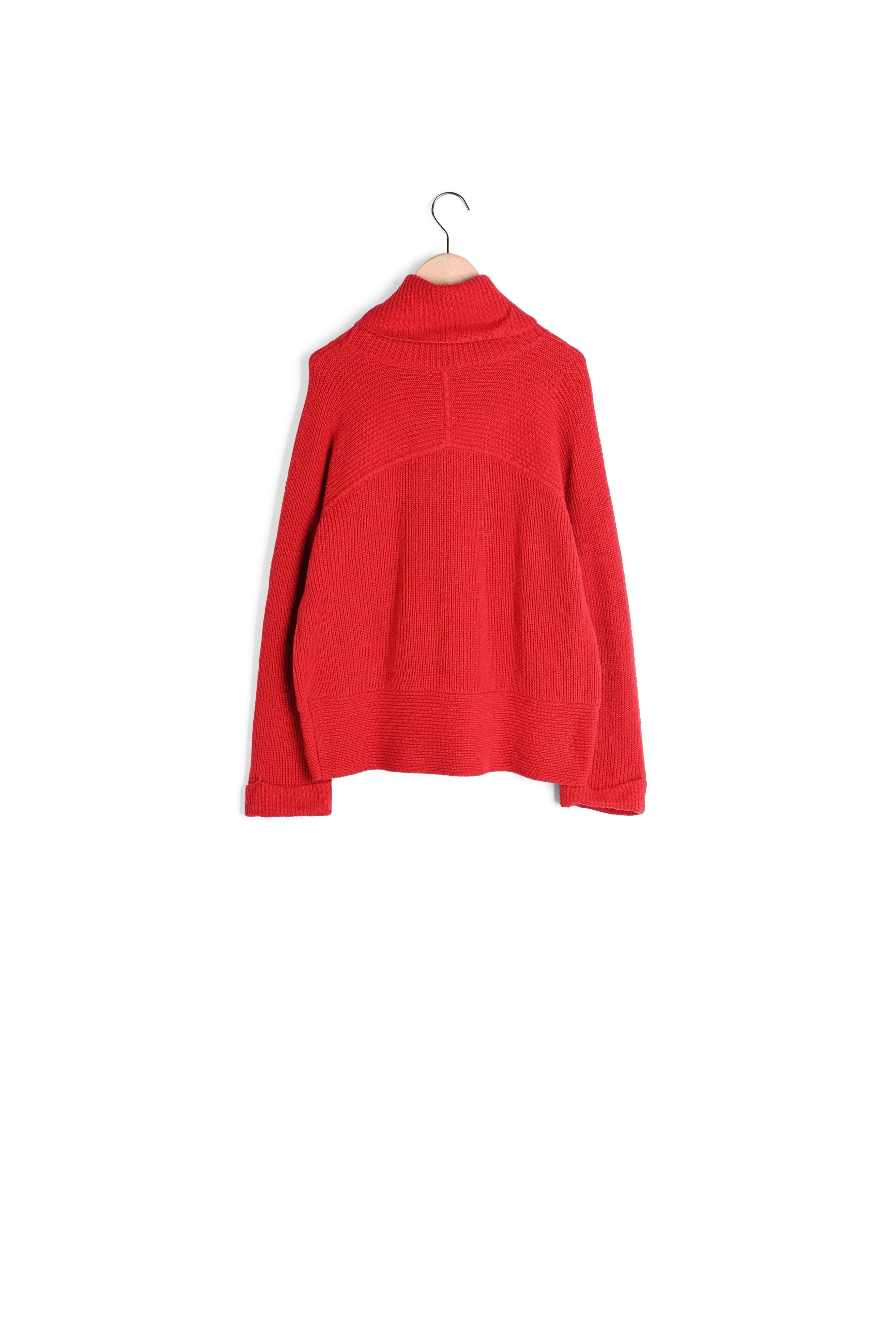 Pull Nasim oversize rouge Faume - seconde main
