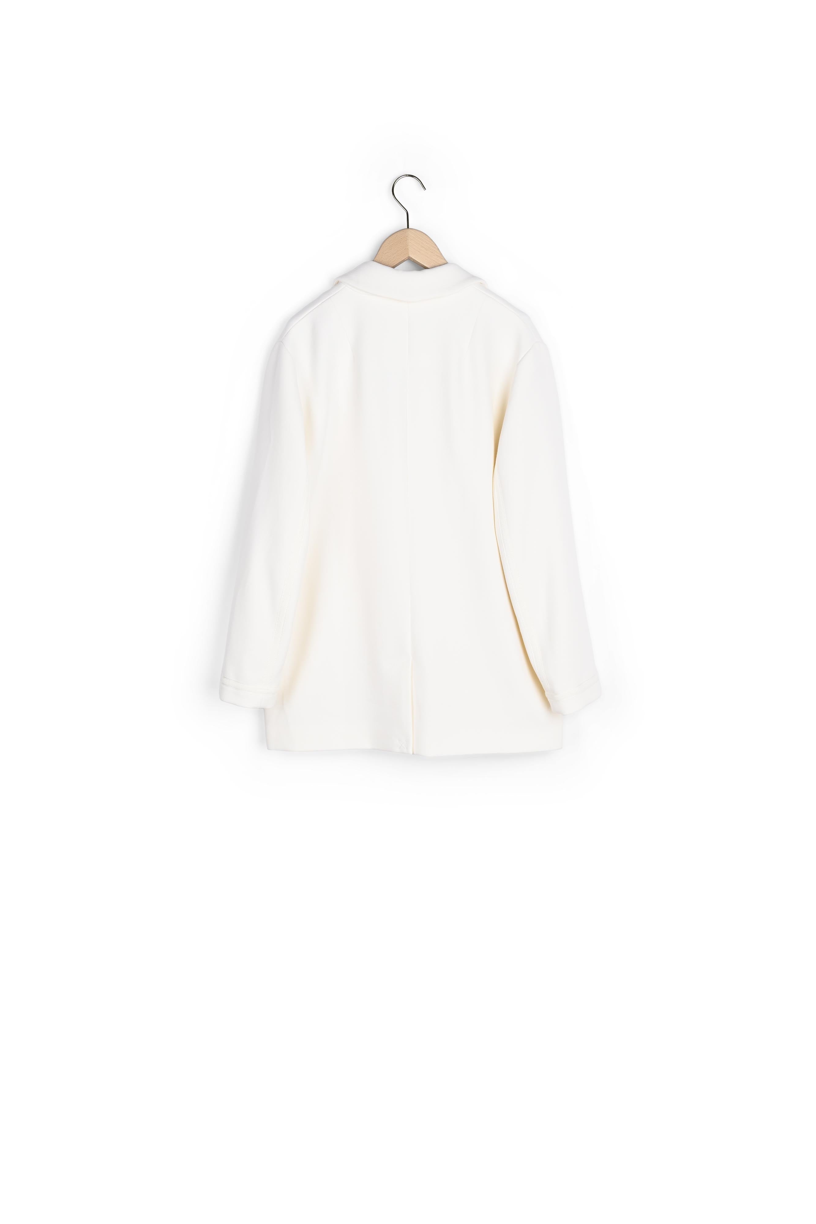 Veste Vick de tailleur écrue en crêpe Faume - seconde main