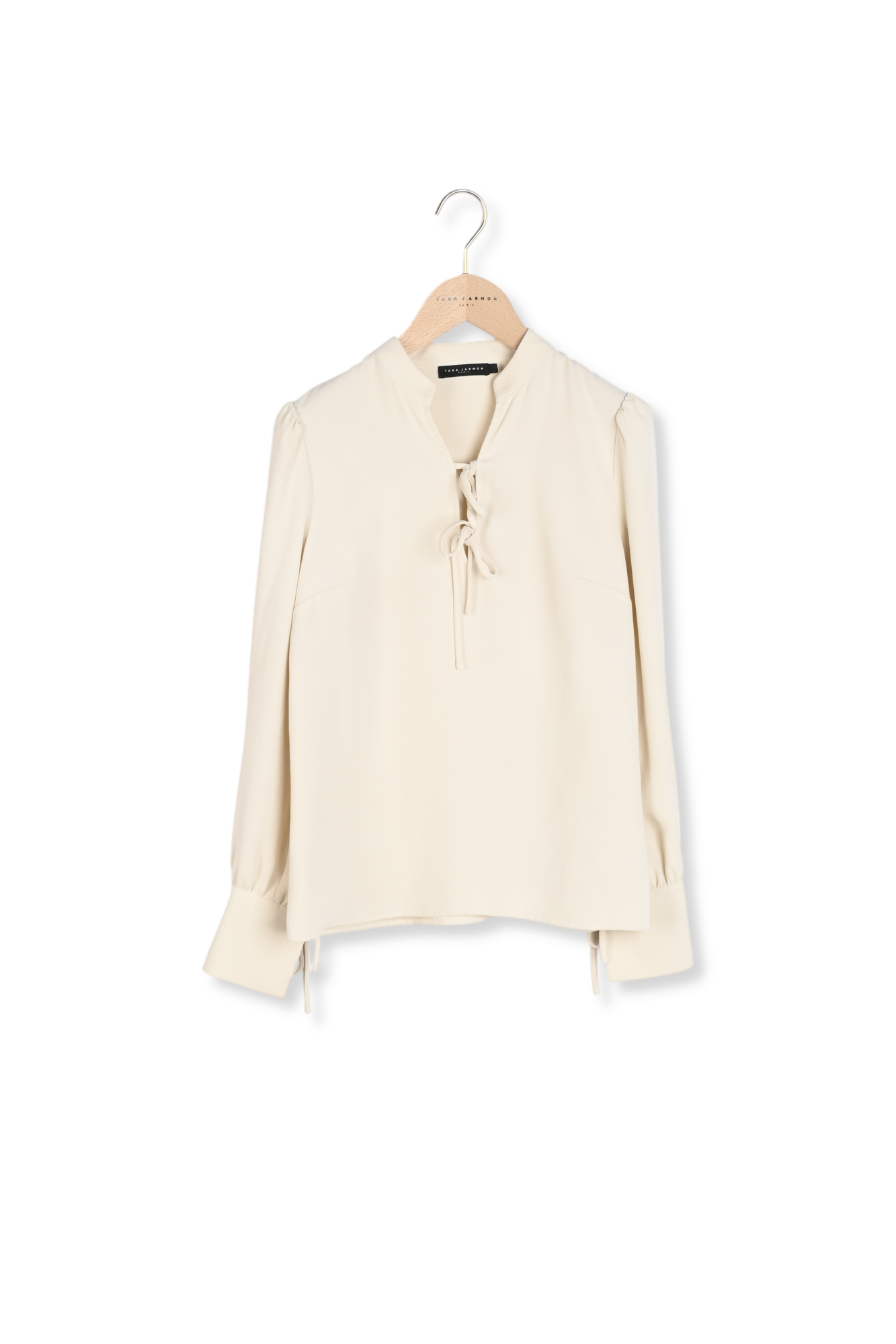 Top Toulouse écru en crêpe Faume - seconde main