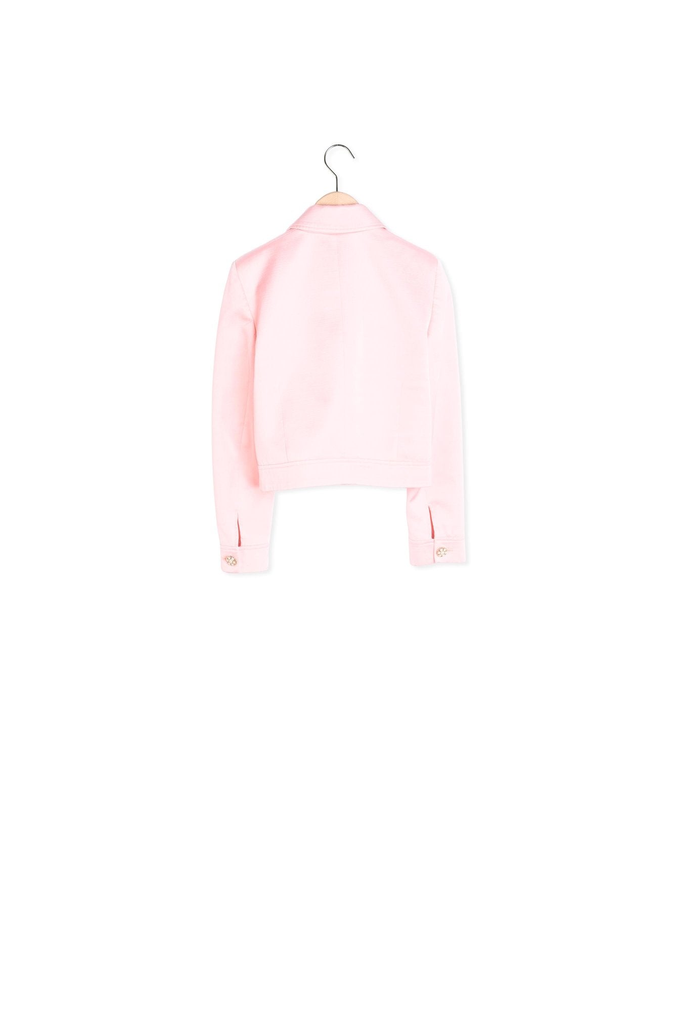 Veste Vascano rose pâle en coton satiné Faume - seconde main
