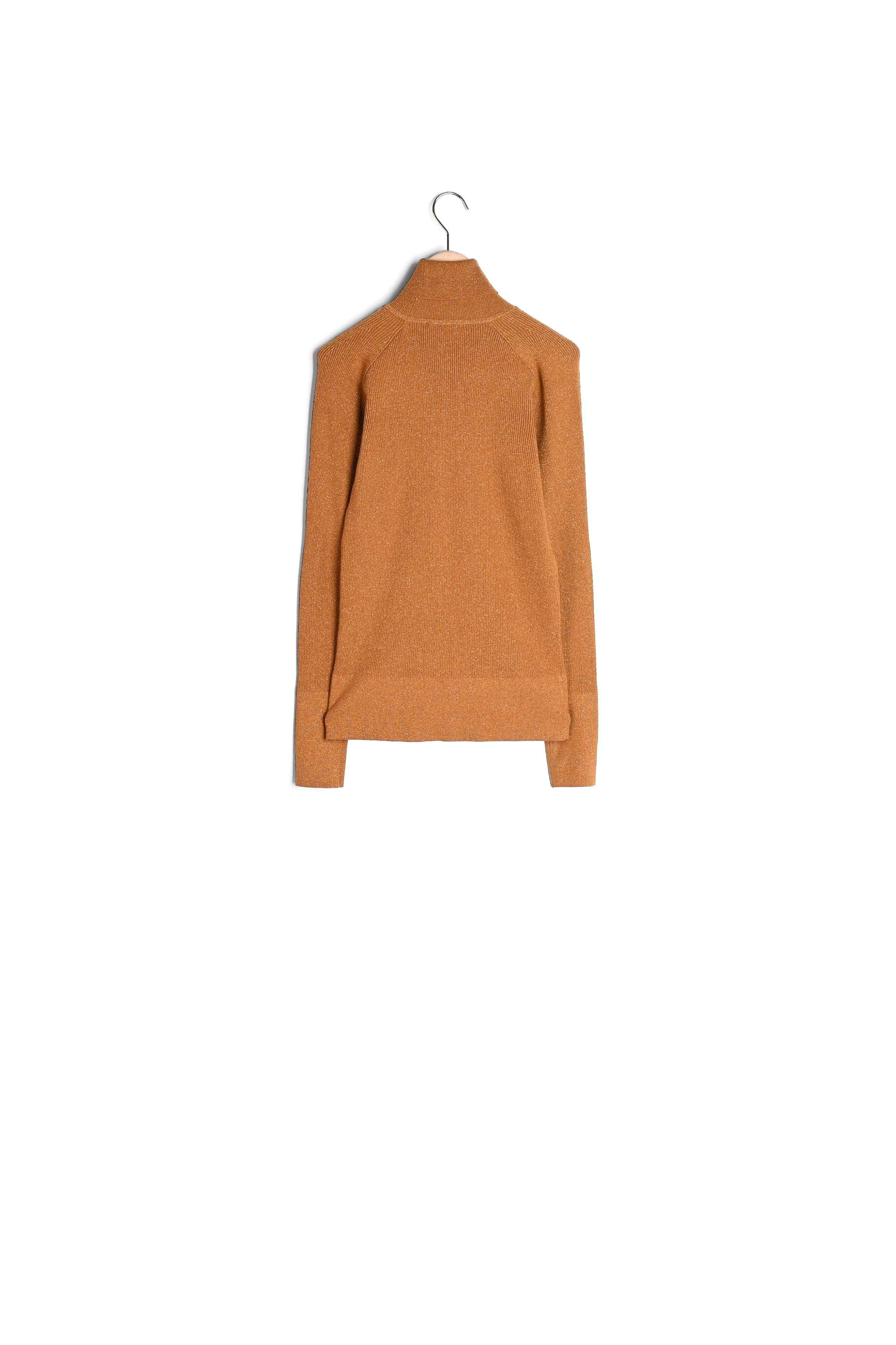 Pull Precious marron en laine et lurex Faume - seconde main