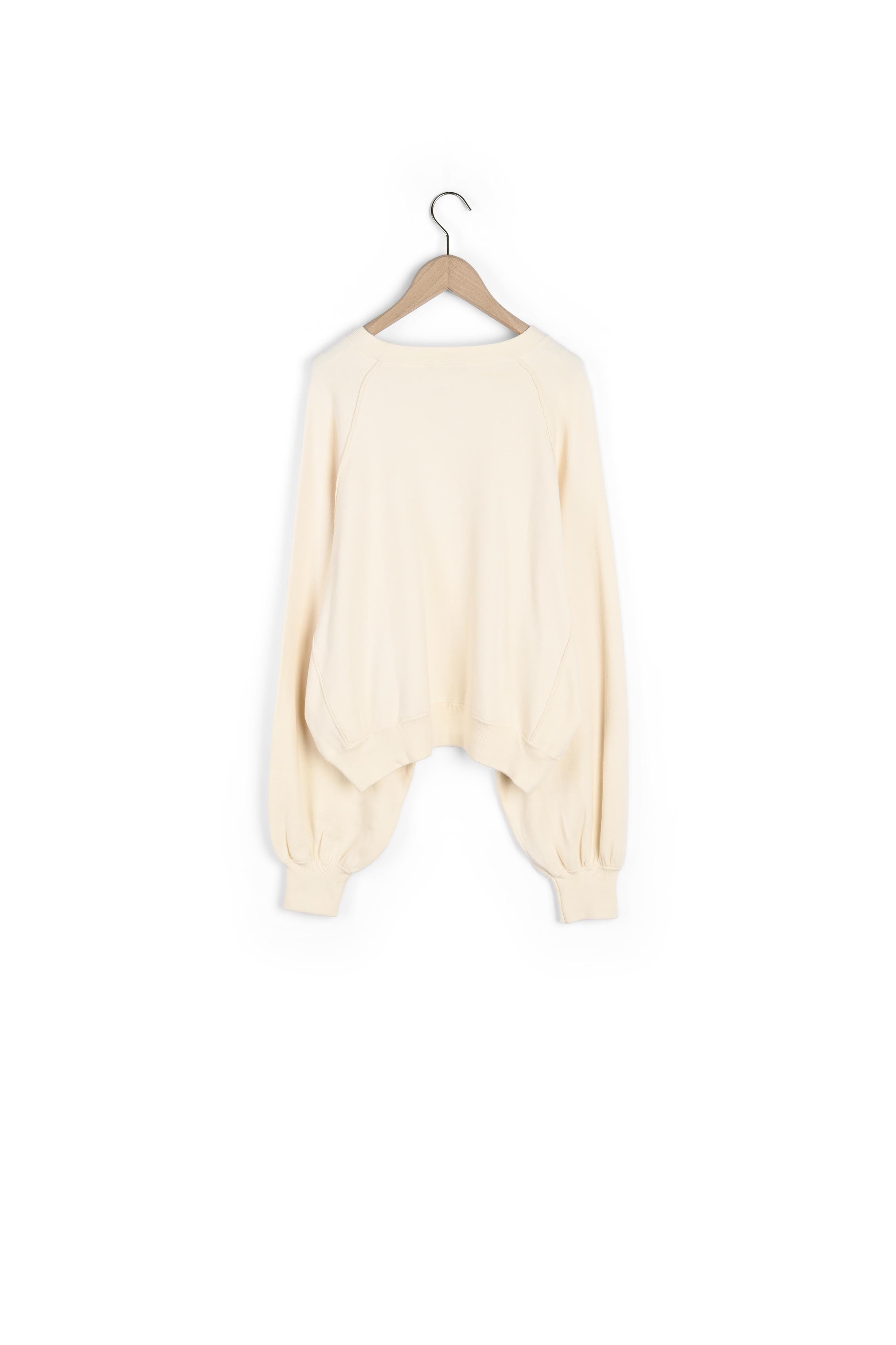 Sweat-shirt Practice écru en coton Faume - seconde main