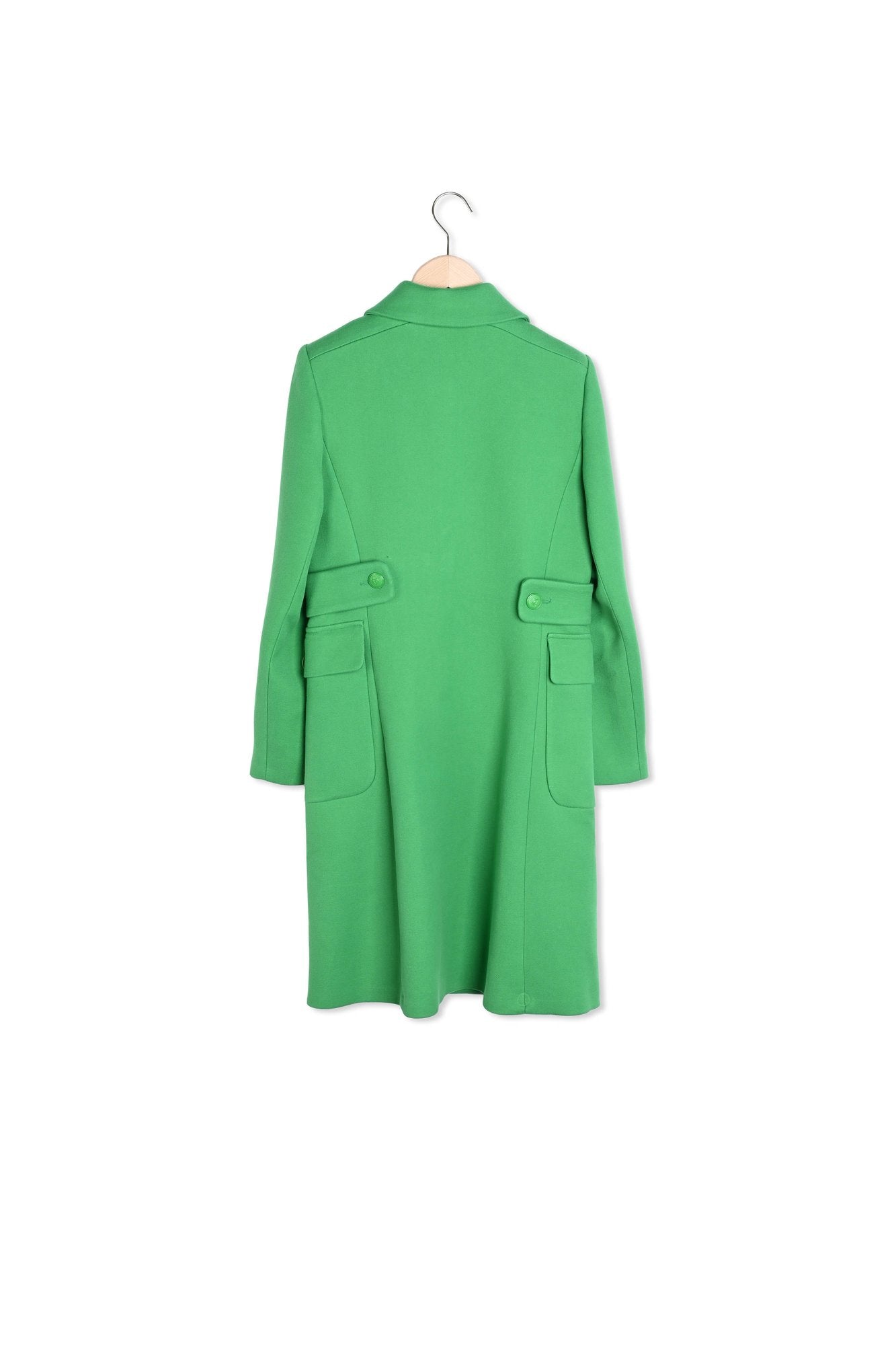 Manteau Mallory vert émeraude en coton Faume - seconde main